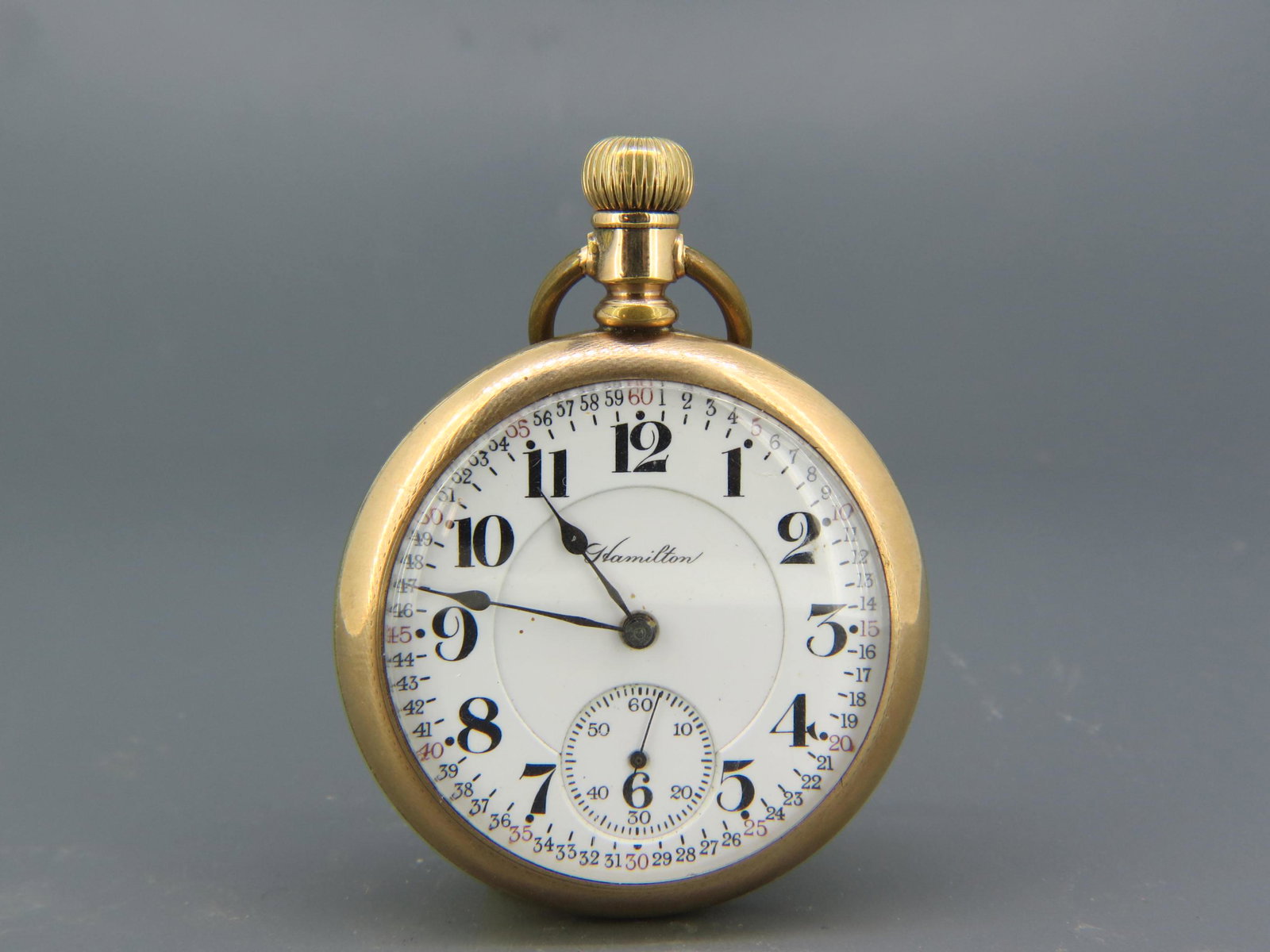 Hamilton Railroad Pocket Watch, (1 of 12)