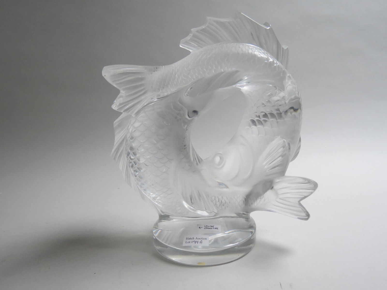 Lalique Crystal Figurine of Two Fish Deux Poissons (1 of 4)