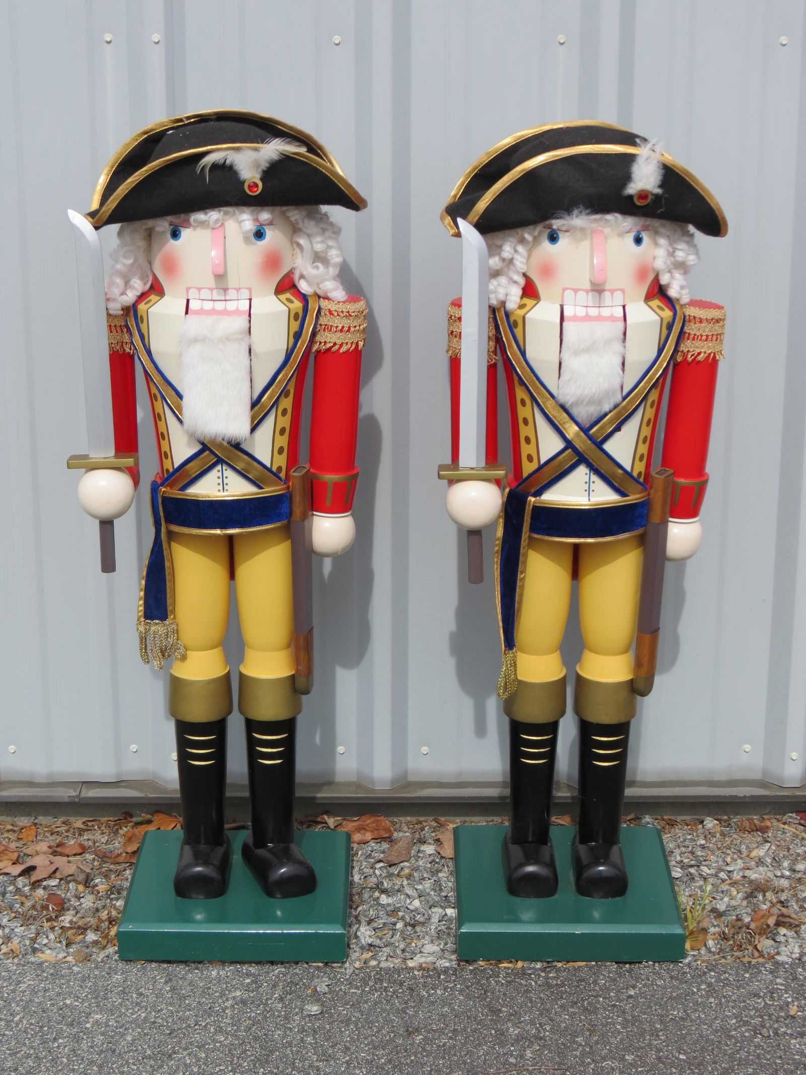 Pair of Christmas Nutcracker Figures 42" tall, (1 of 5)
