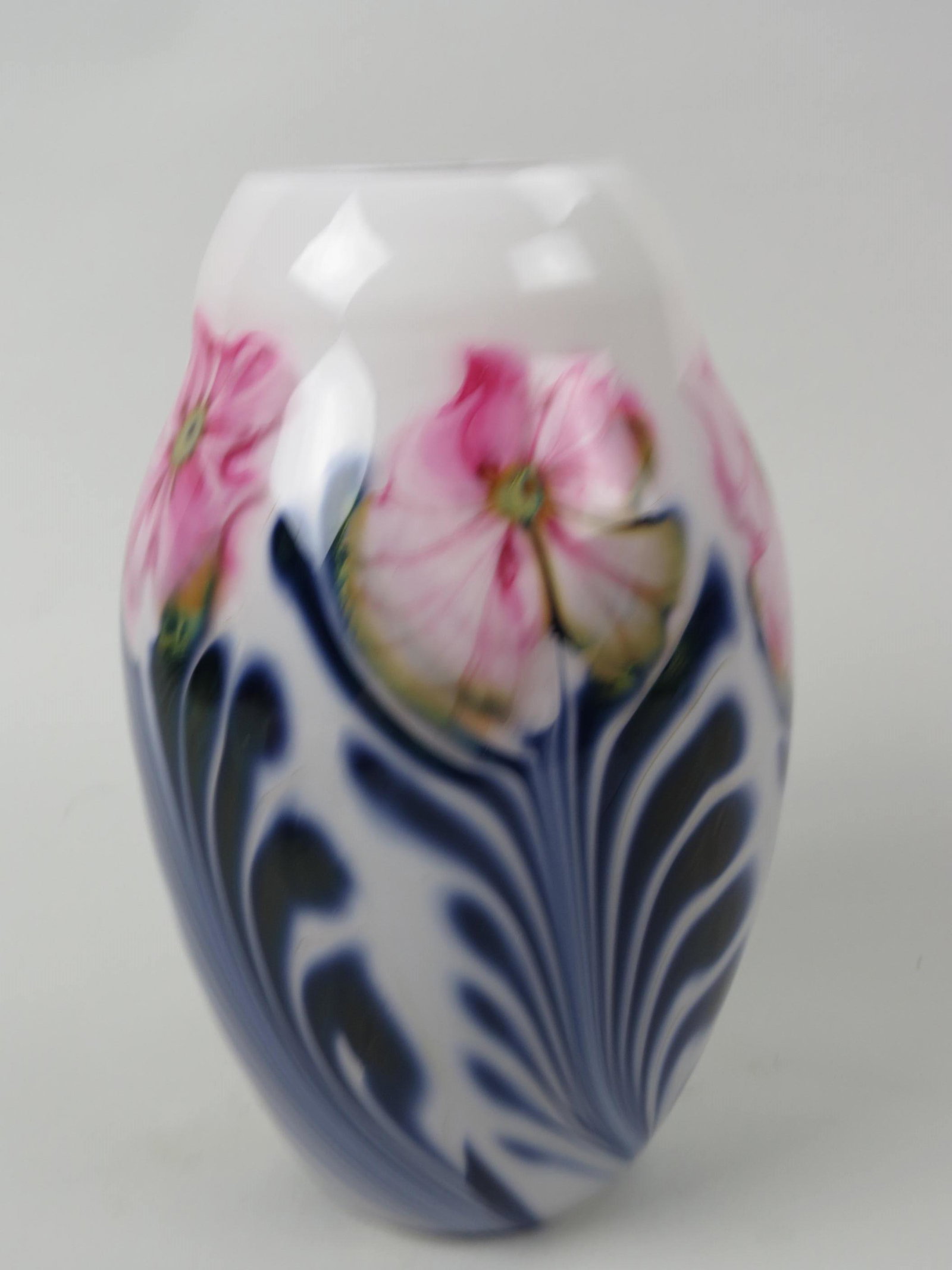 Lotton Art Glass Multi-Flora Vase, (1 of 7)