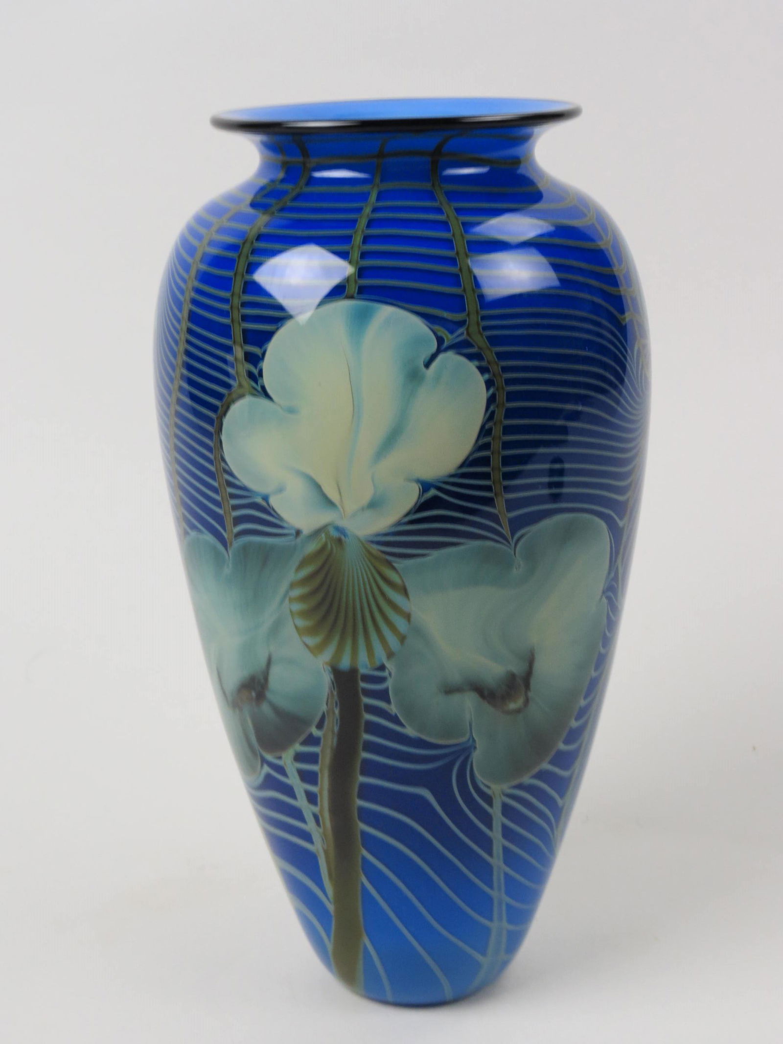 Richard Satava Art Glass Vase, (1 of 4)