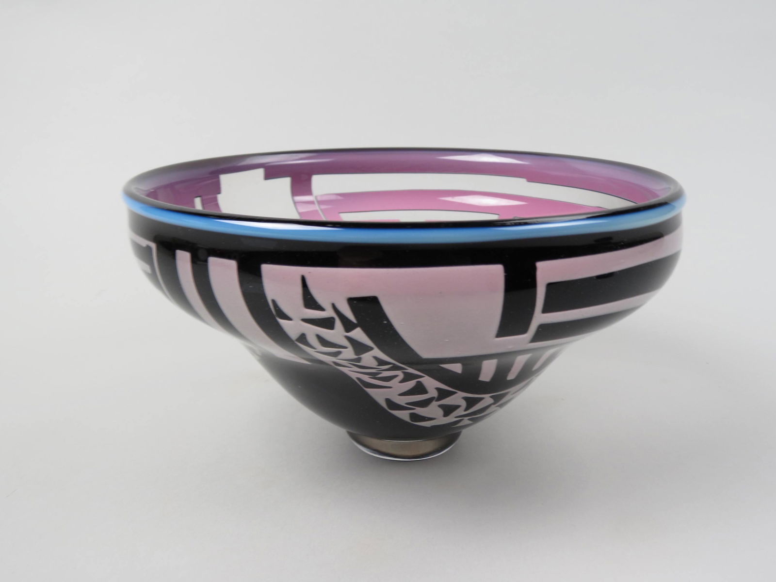 James Parsons Art Glass Bowl, (1 of 5)