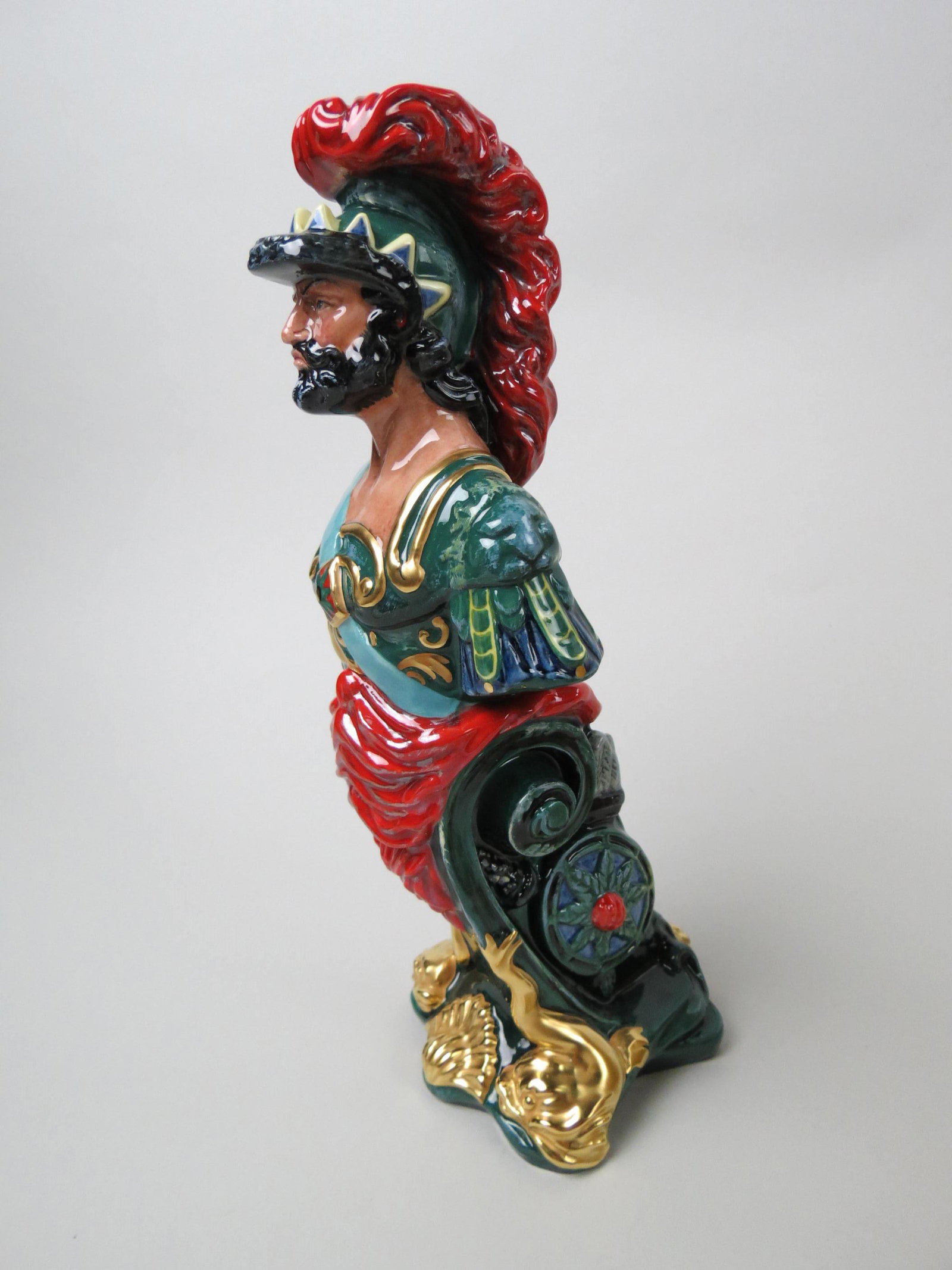 Royal Doulton Ship's Figurehead "Ajax",: HN2908, #392 of 950, 10 3/4" with box, excellent.
