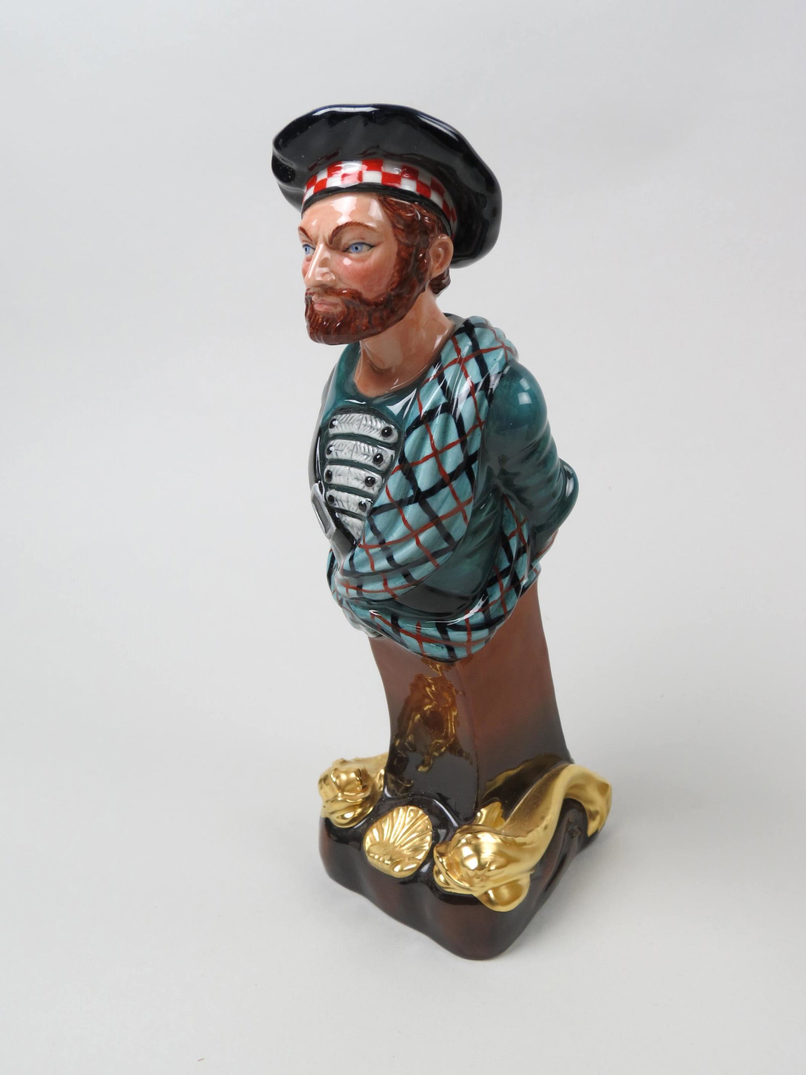 Royal Doulton Ship's Figurehead "Chieftan",: HN2929, #230 of 950, 9", with box, excellent.
