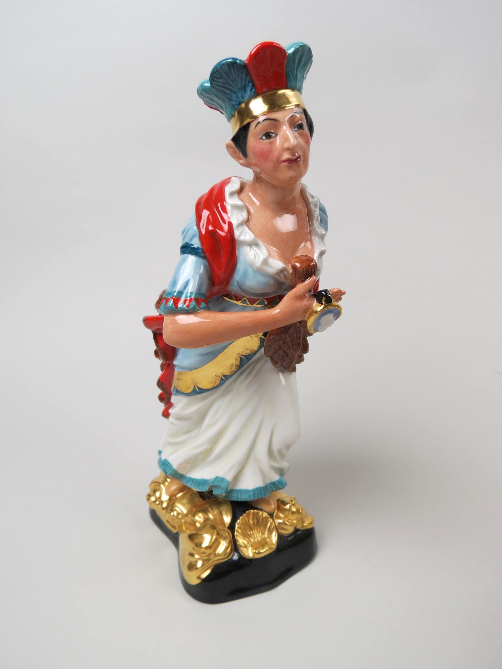 Royal Doulton Ship's Figurehead "Pocahontas",: HN2930, #206 of 950, 9 1/4", with box, excellent.