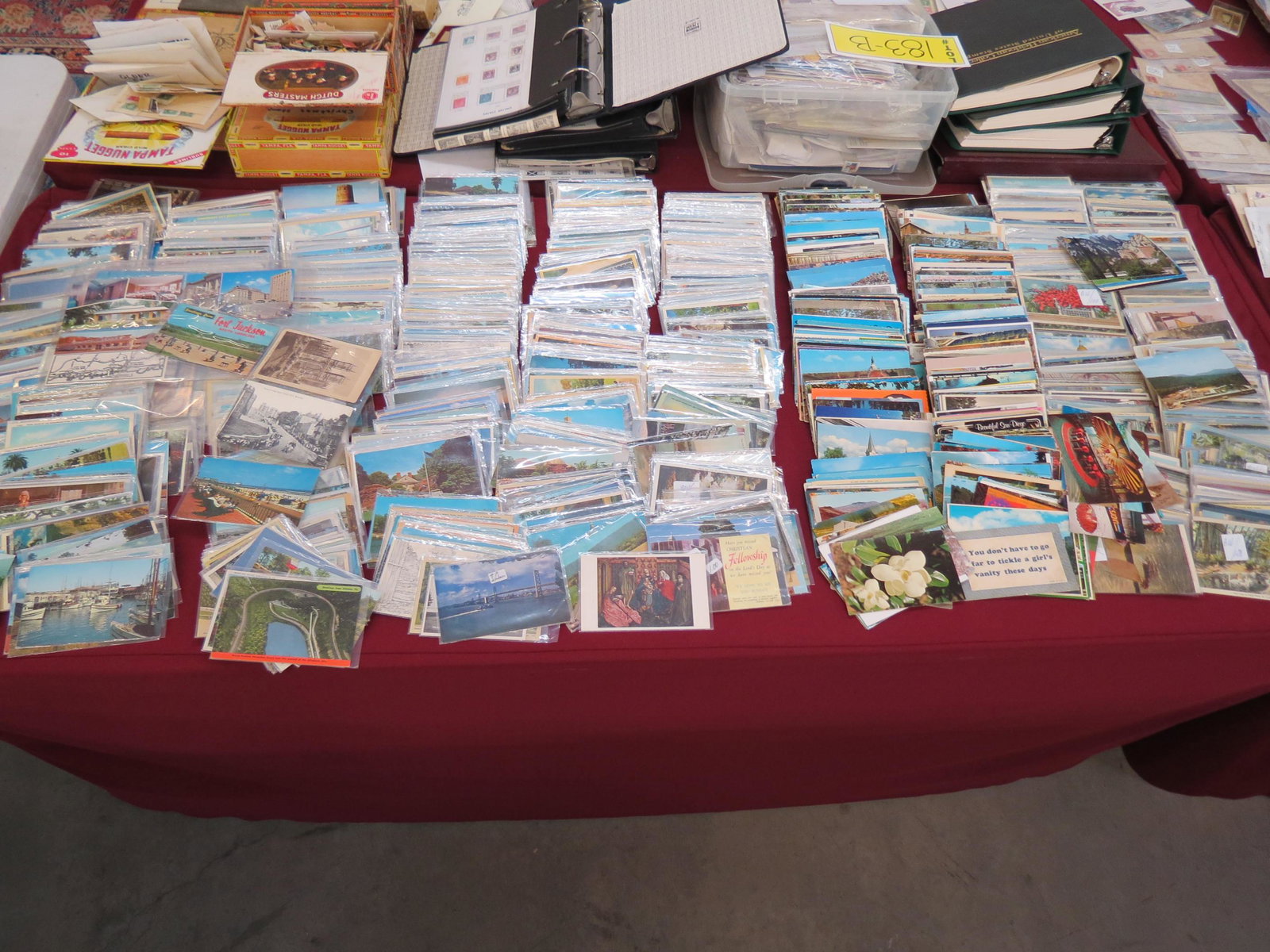 Postcard Lot, thousands of worldwide postcards, (1 of 4)