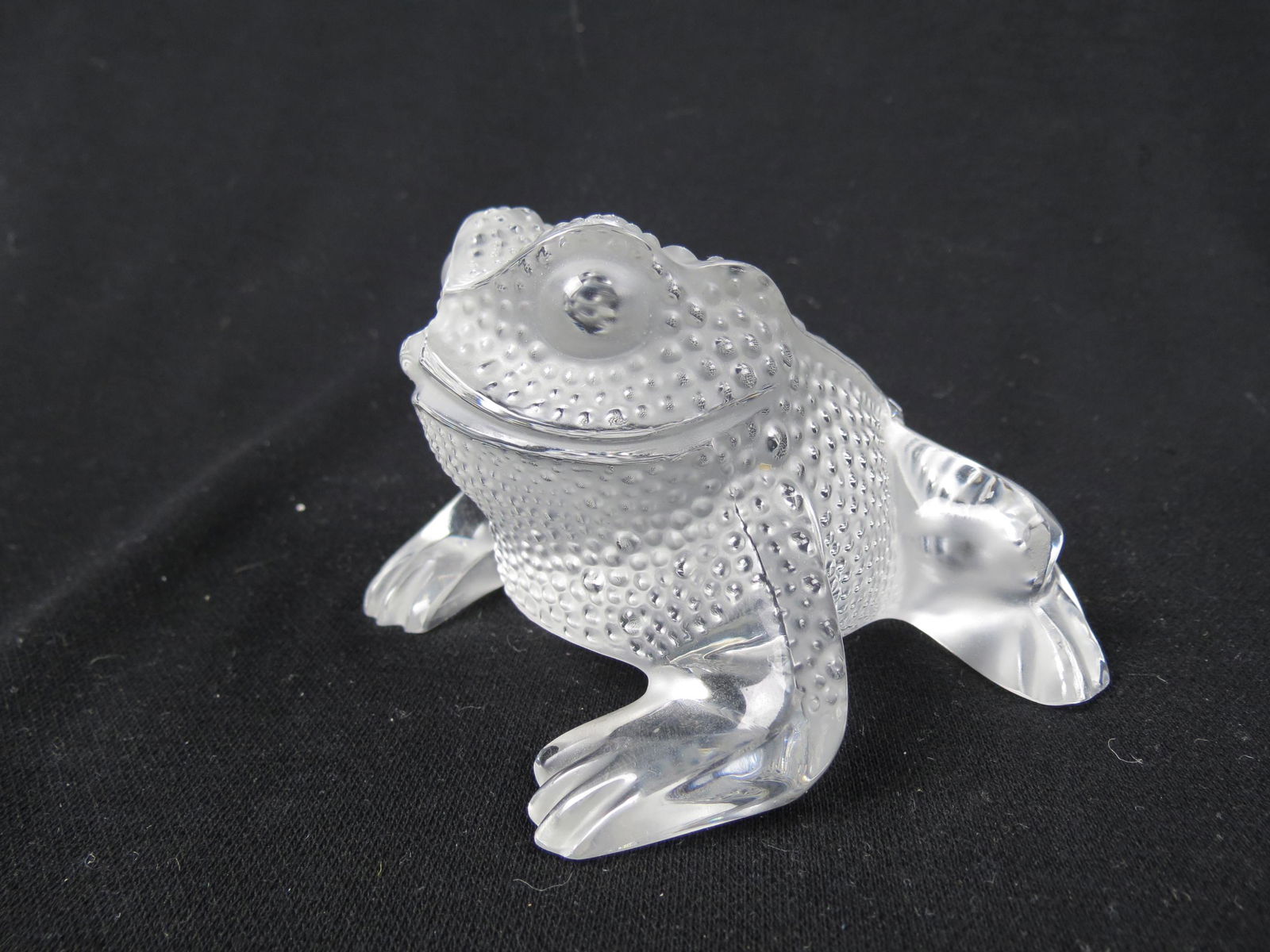 Lalique Crystal Figurine of a Frog or Toad, (1 of 6)