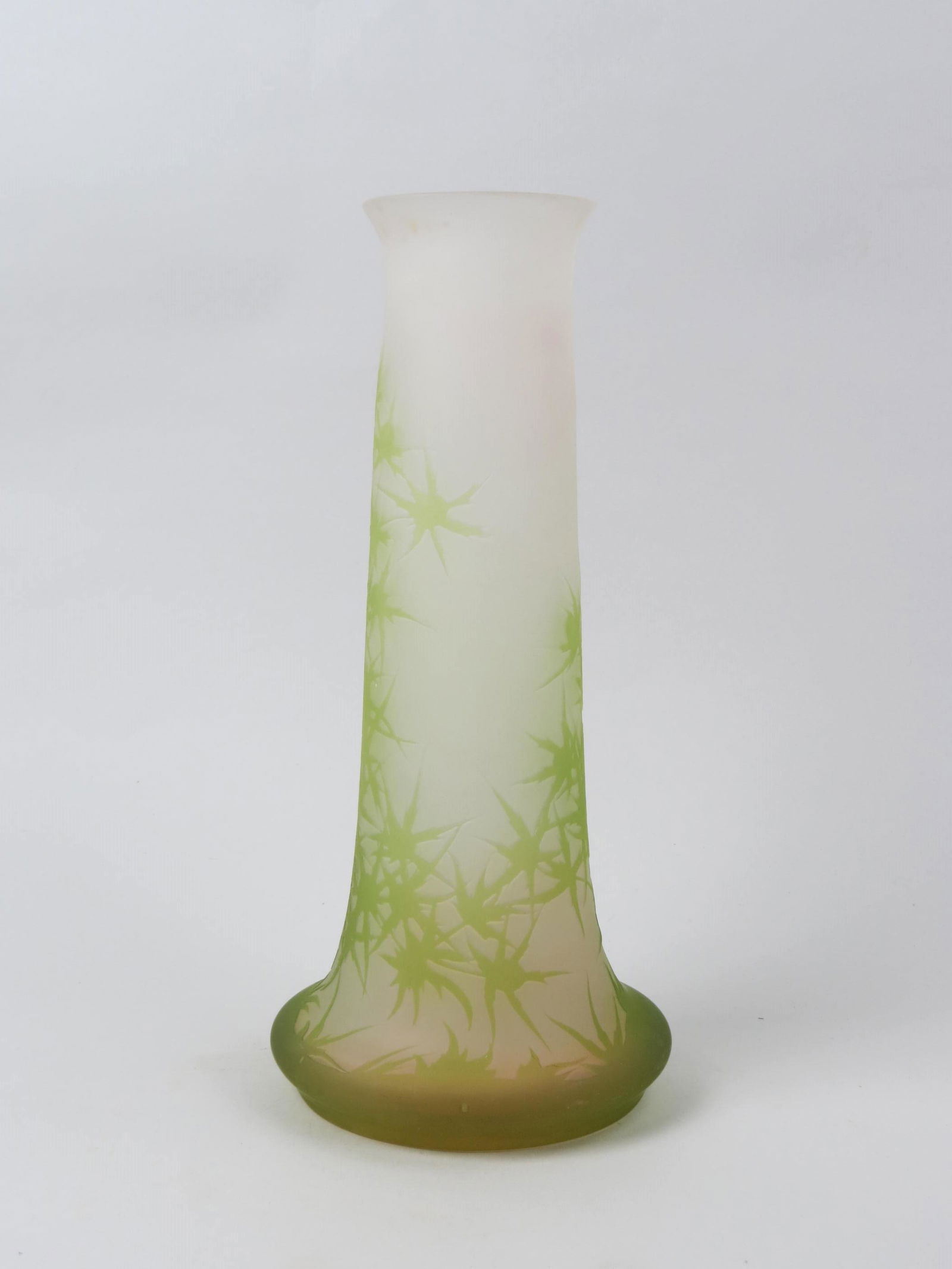 Large Galle Cameo Art Glass Vase, (1 of 7)