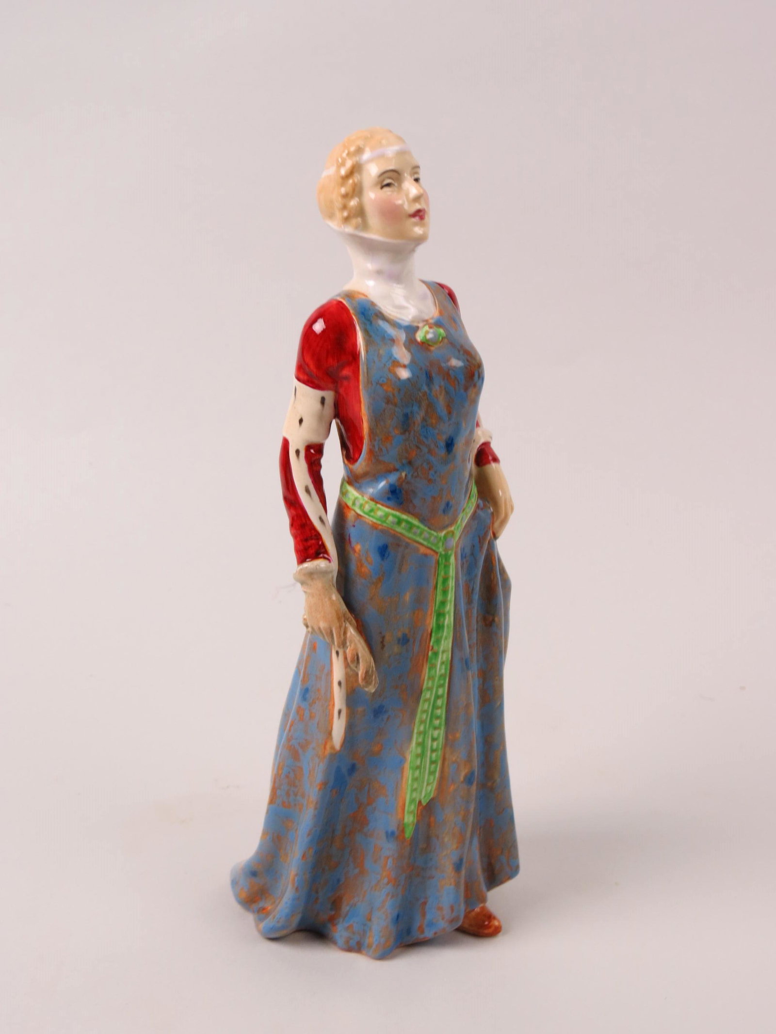Royal Doulton Figurine "Philoppa of Hainault",: HN2008, wife of King Edward III, early model, circa 1947, 9 3/4", excellent.