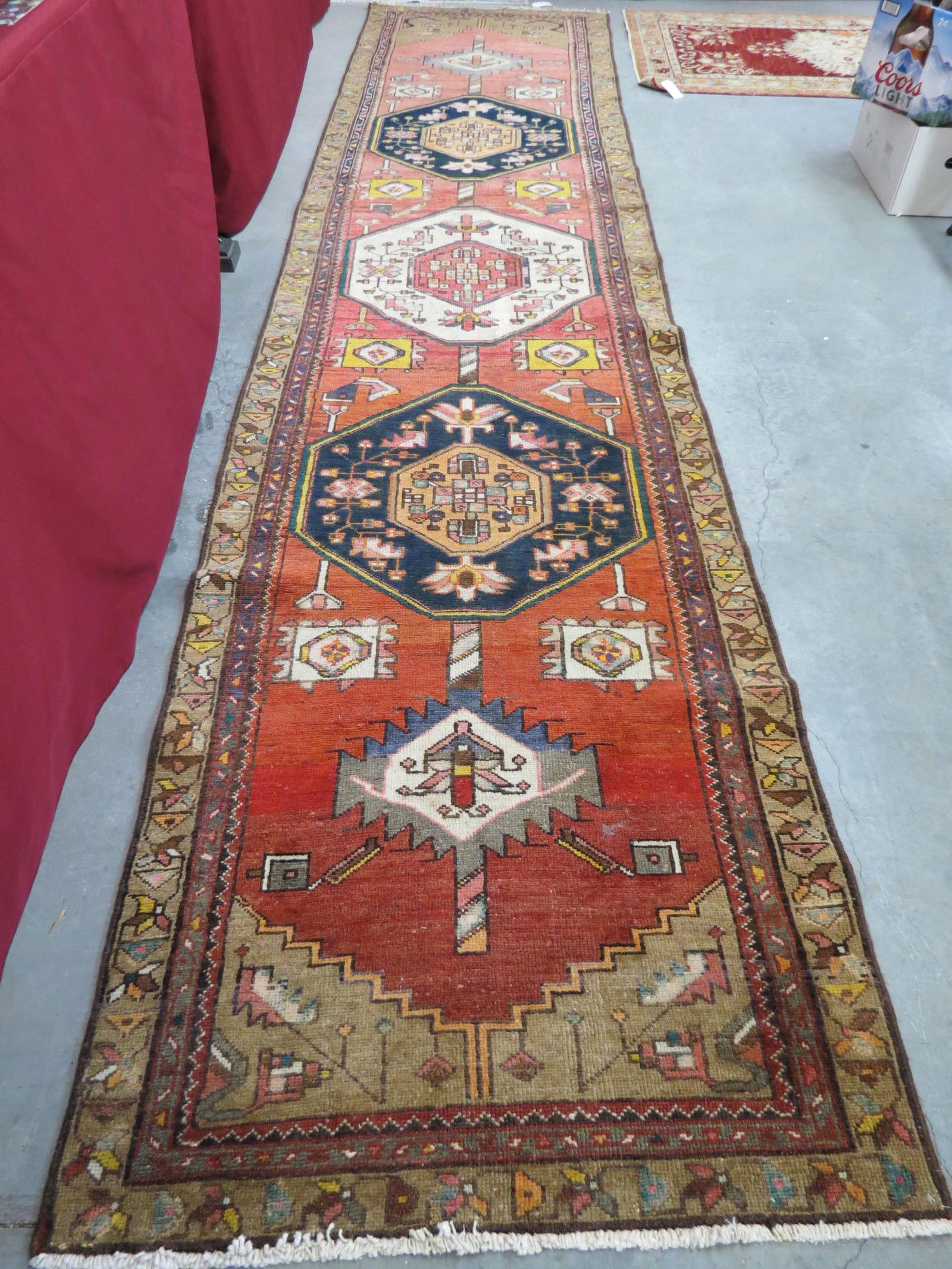 Heriz Persian Handmade Runner, (1 of 7)