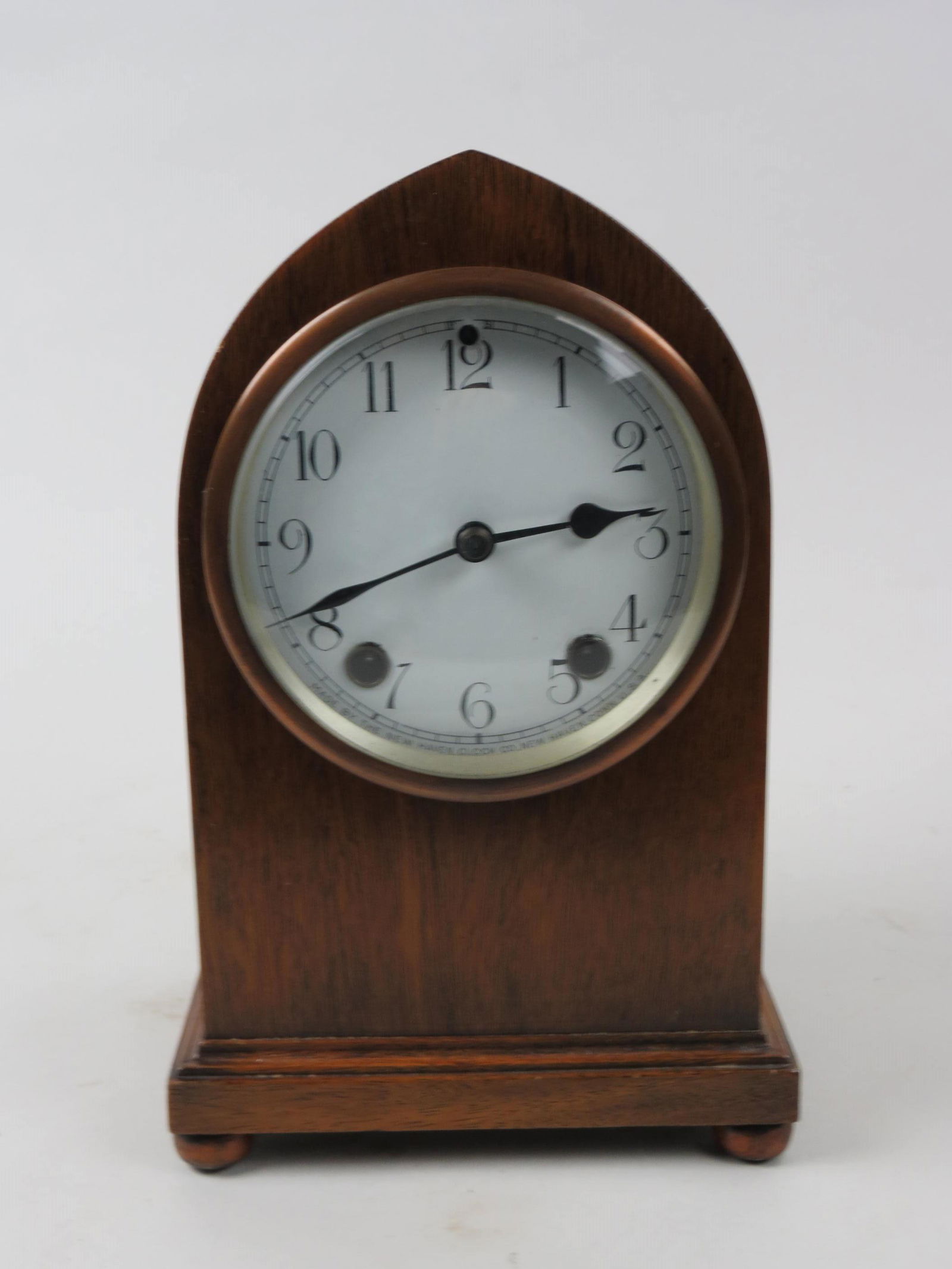 New Haven Mahogany Beehive Clock, (1 of 5)