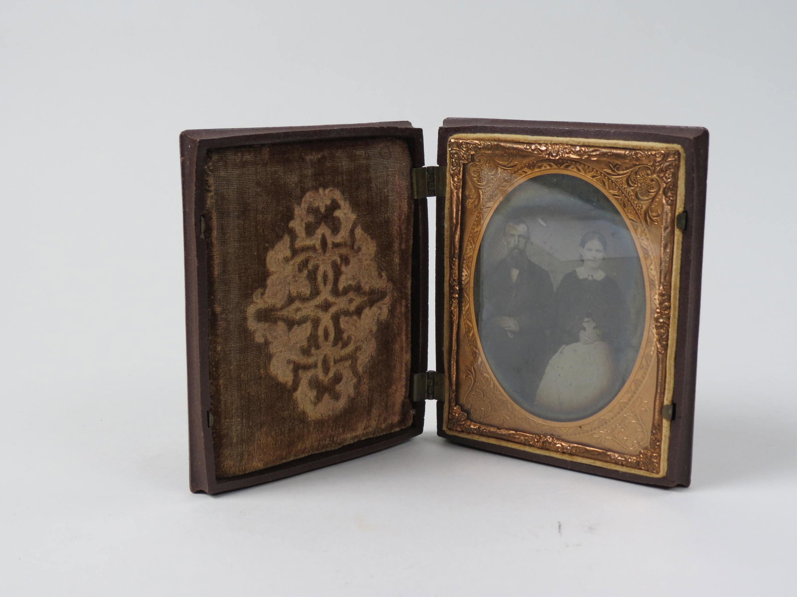Daguerreotype Image in Gutta Percha Case, (1 of 5)