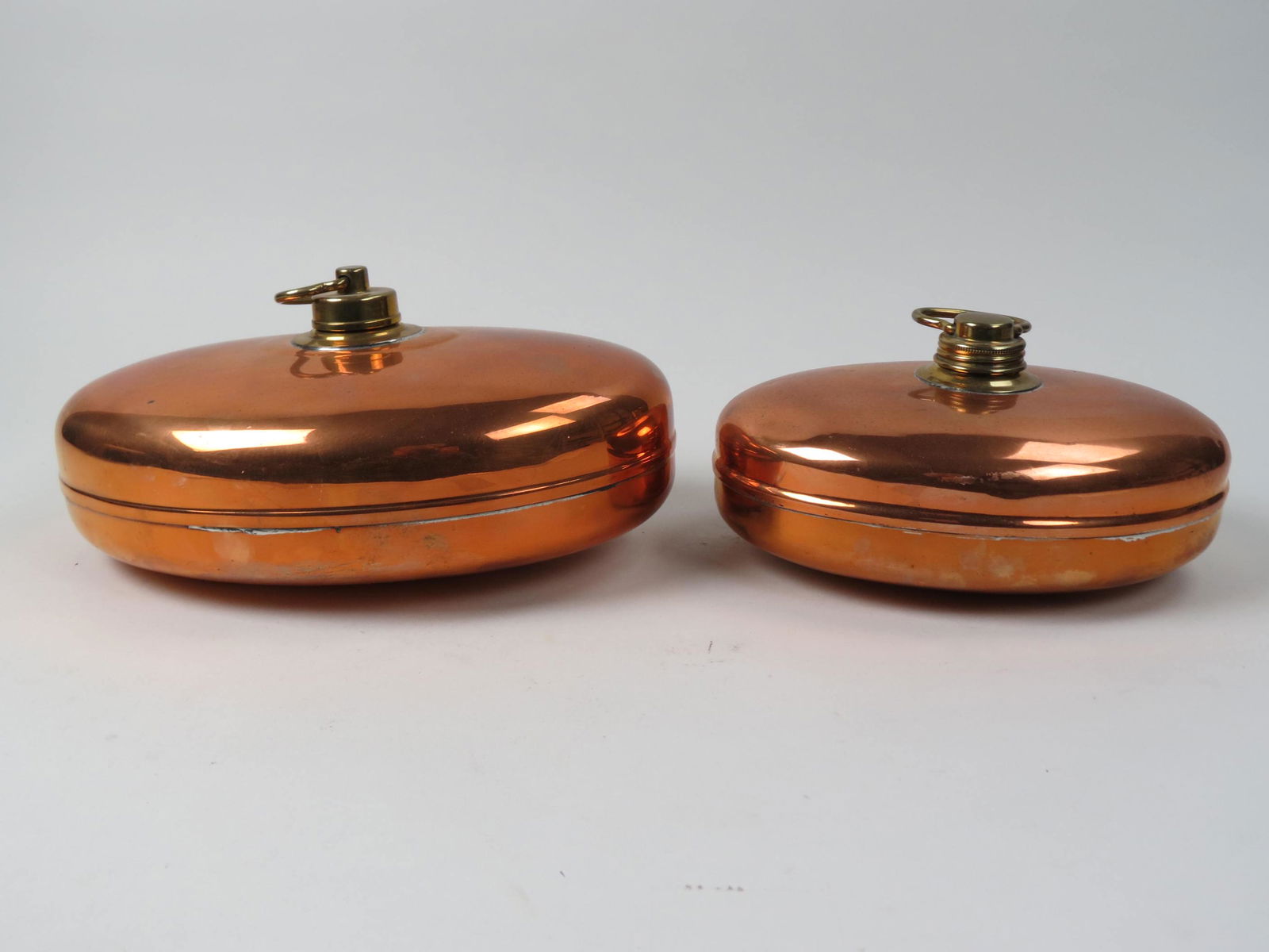 2 Copper & Brass English Bedwarmers, (1 of 3)