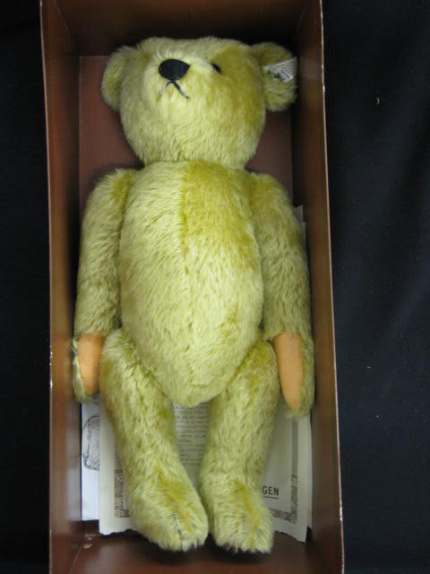 Steiff Plush Toy Teddy Bear,: 18", in original box.