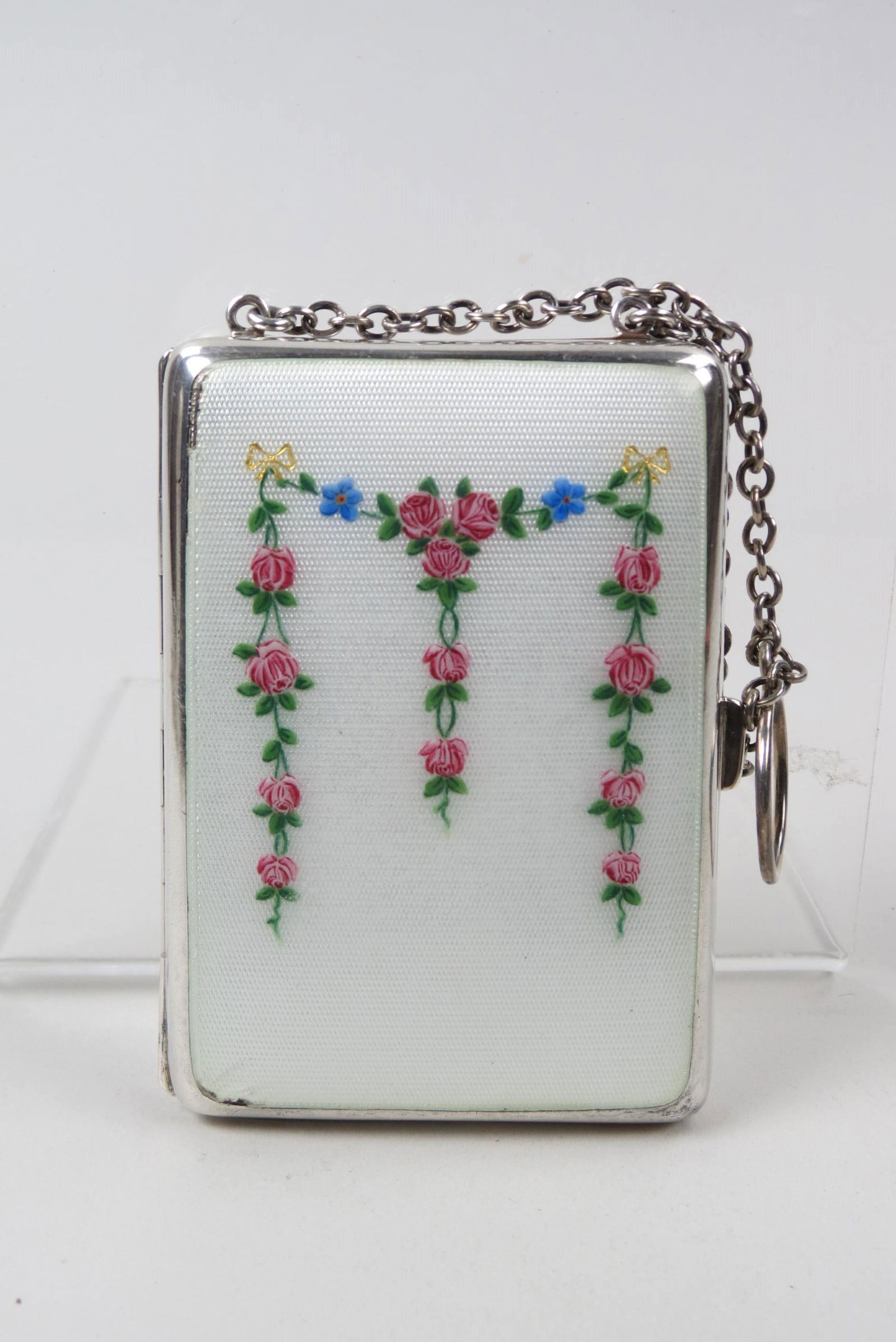 Sterling Silver & Enameled Case, (1 of 6)