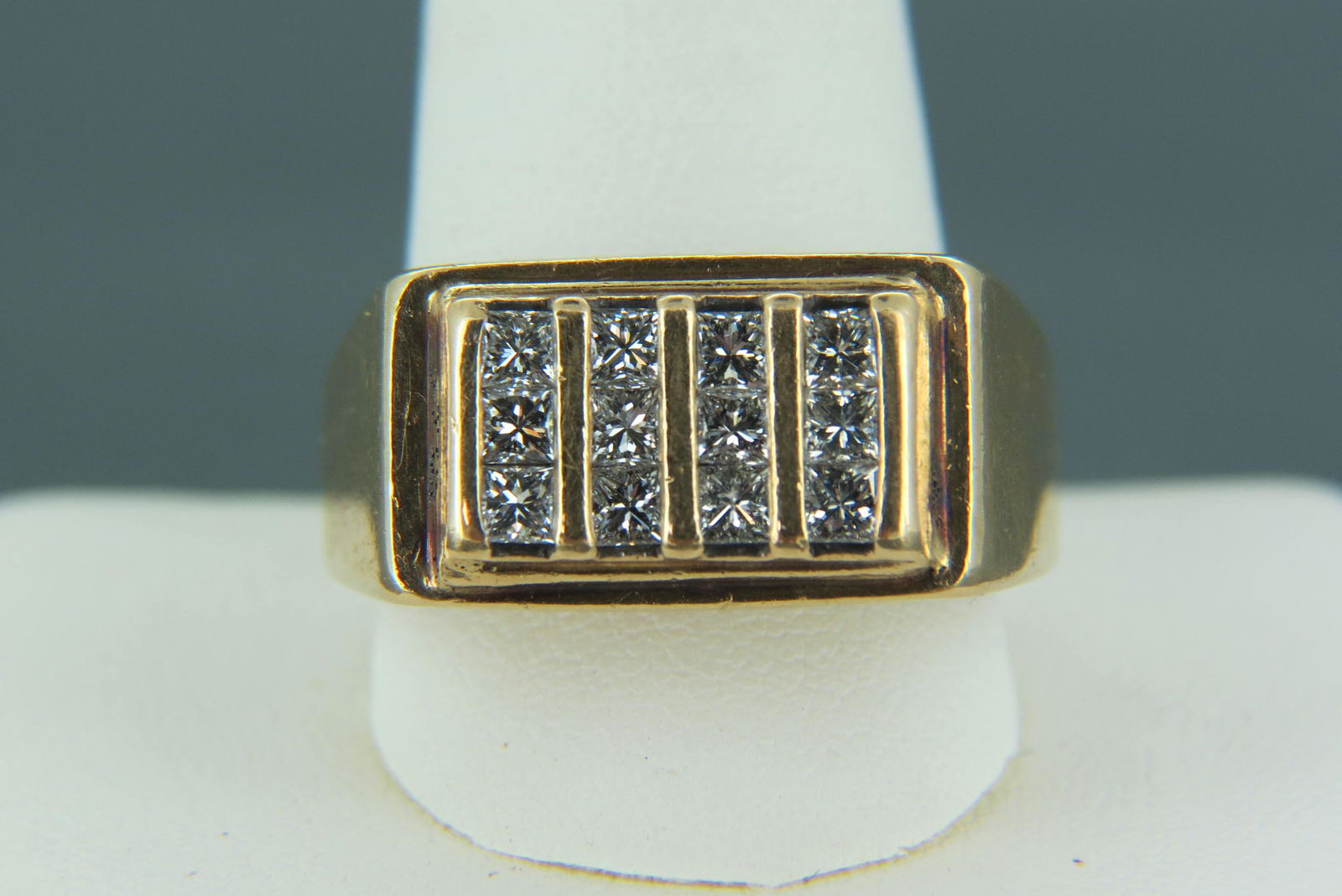 Men's Diamond Ring, (1 of 6)