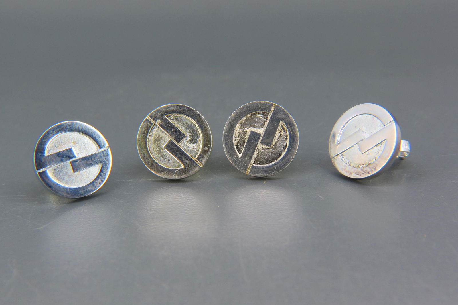 2 Pair of Gucci Sterling Silver Earrings, (1 of 2)