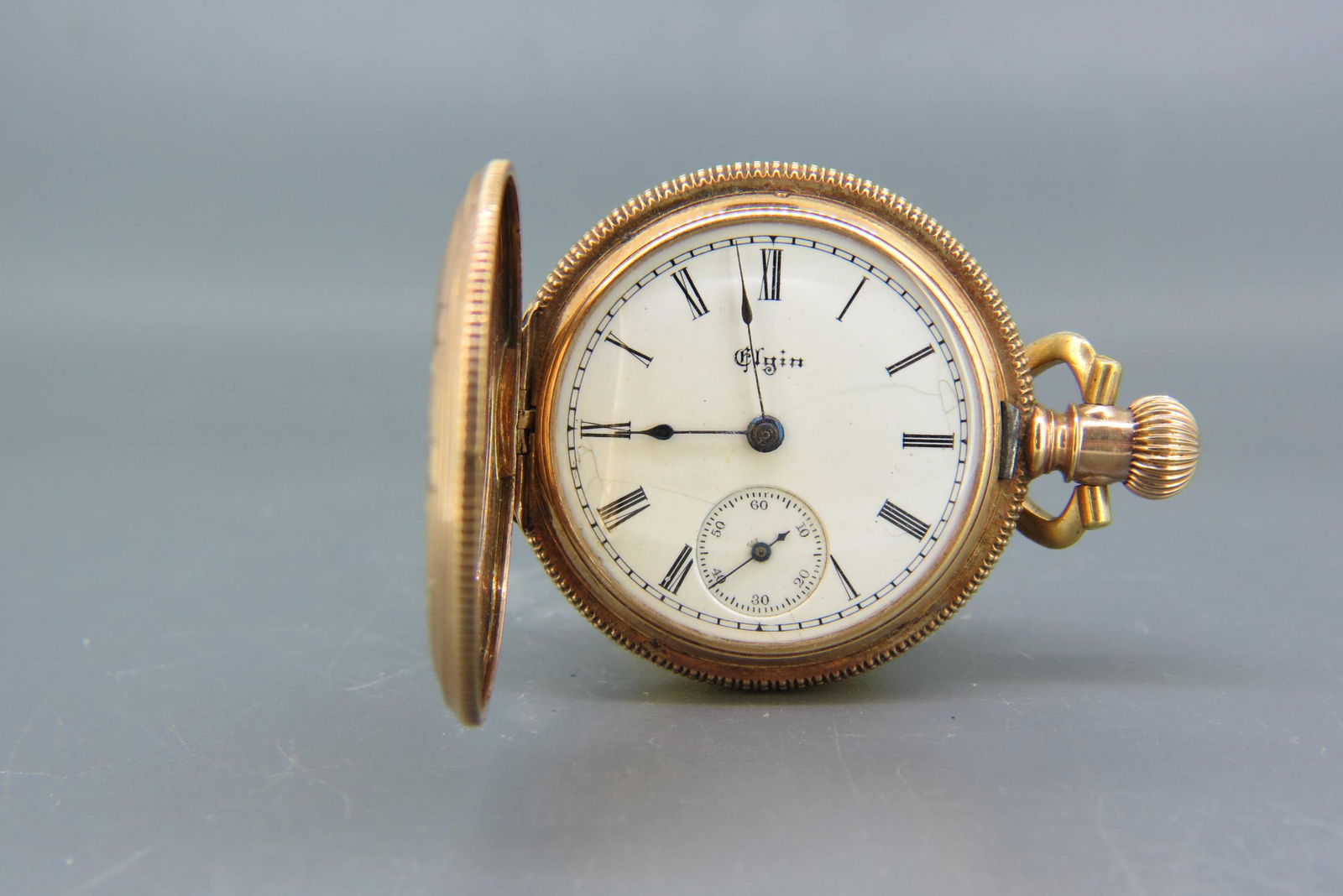 14K Gold Elgin Pocketwatch, (1 of 7)