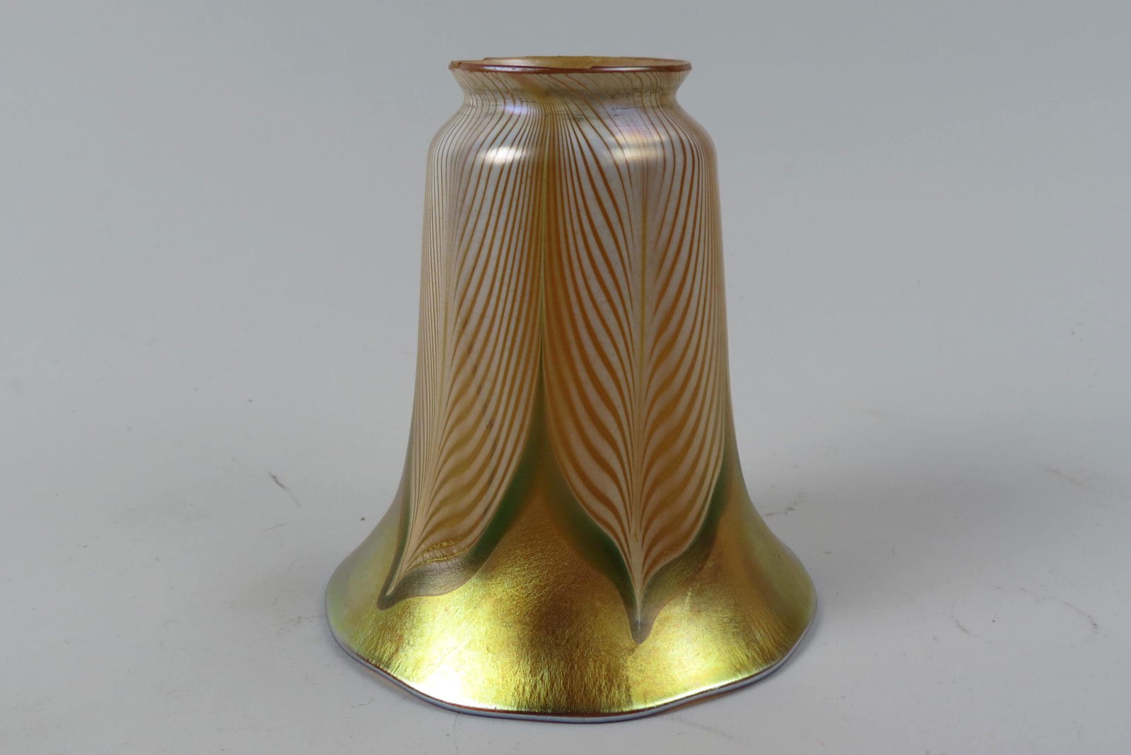 Lustre Art Iridescent Glass Shade, (1 of 5)