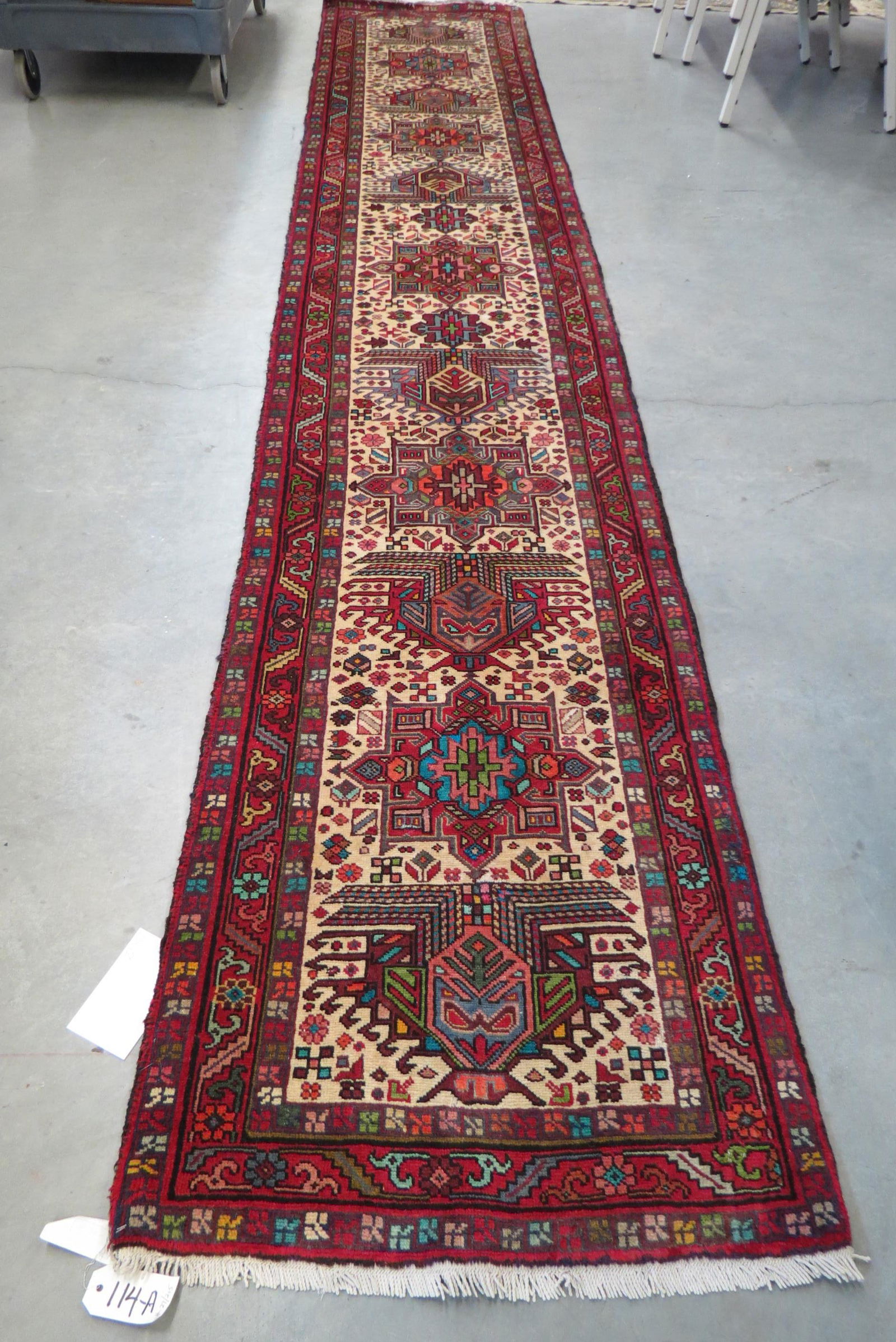 Heriz Persian Handmade Runner, (1 of 5)