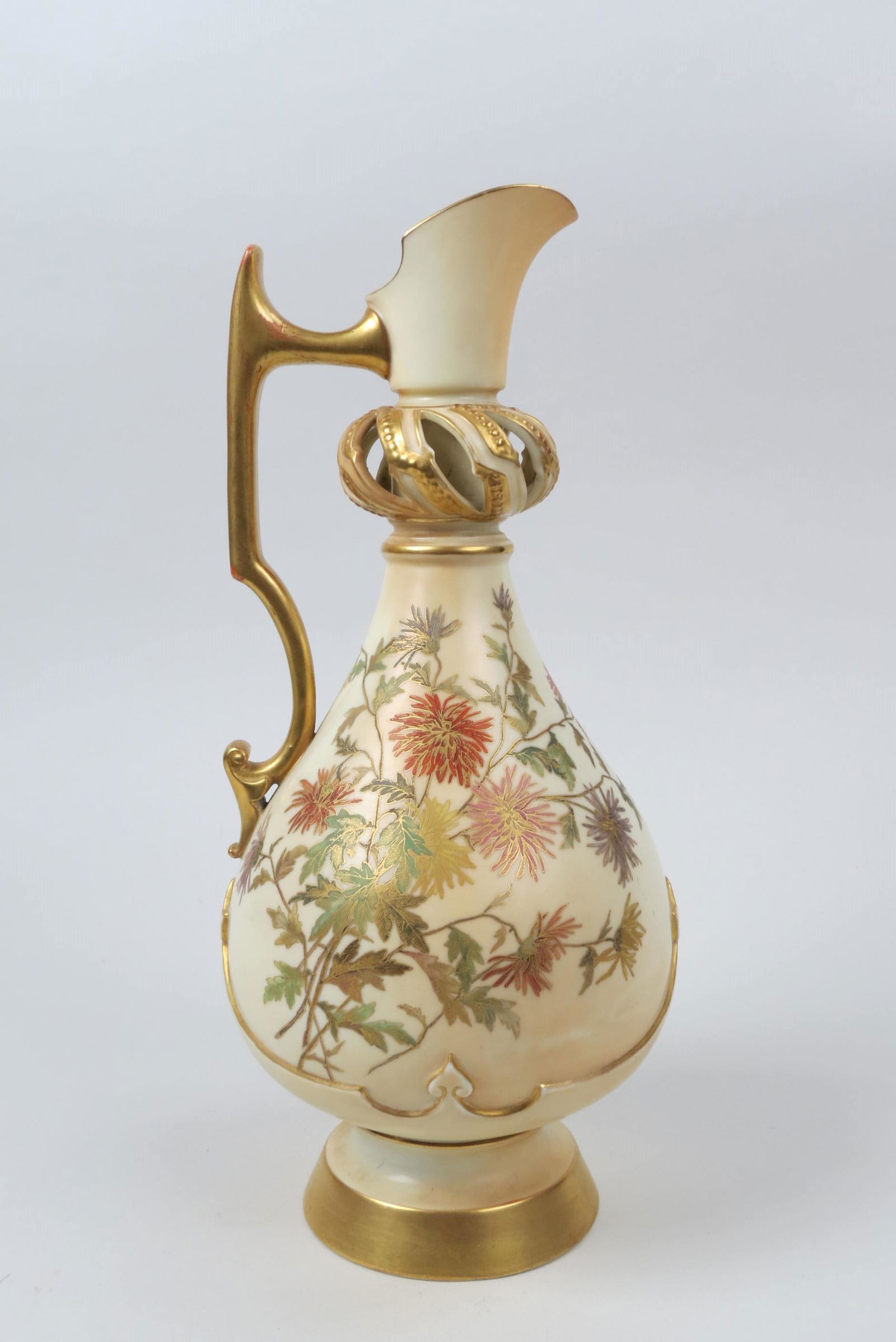 1886 Royal Worcester Porcelain Vase, (1 of 5)