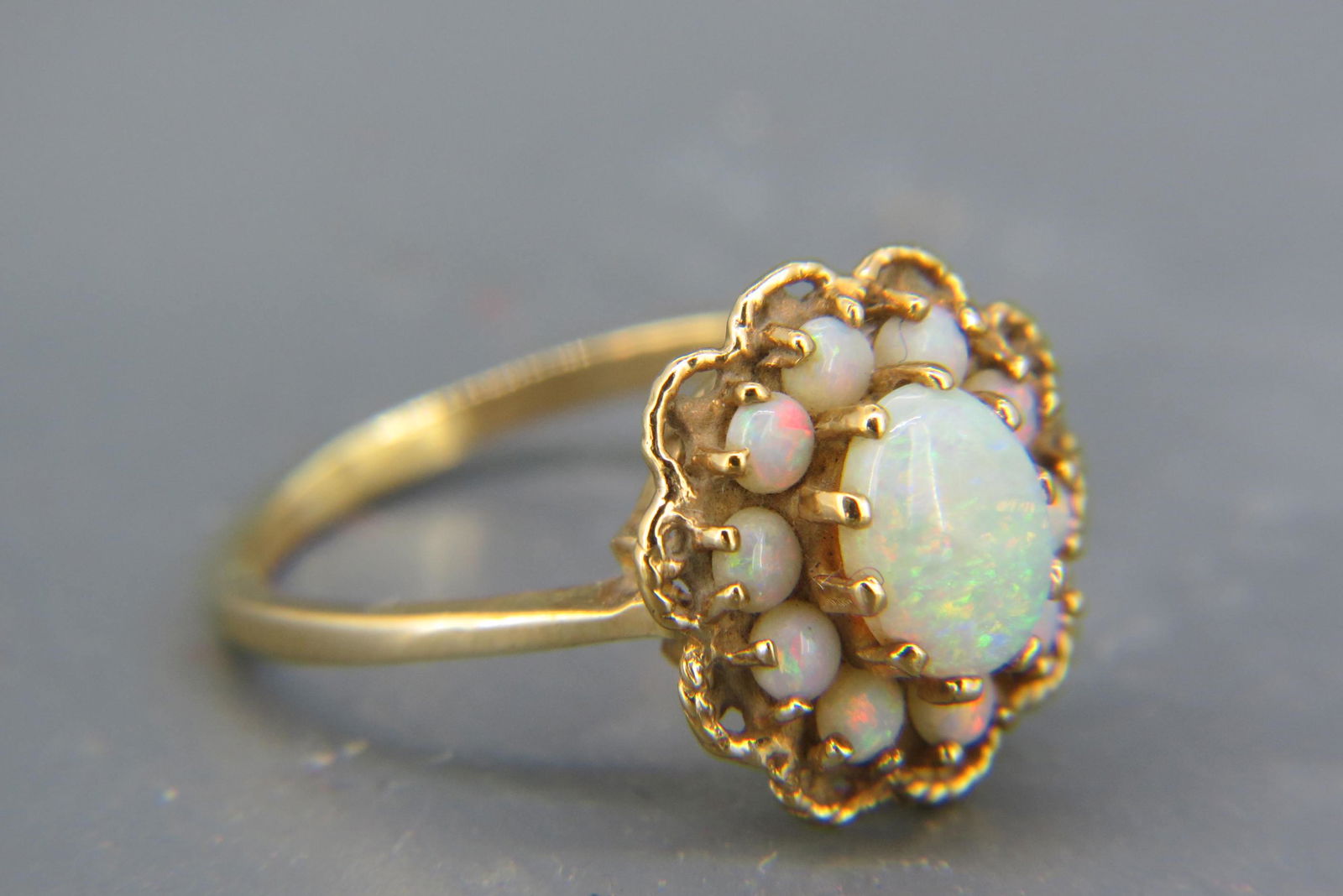 Opal 10K Gold Ring, (1 of 4)