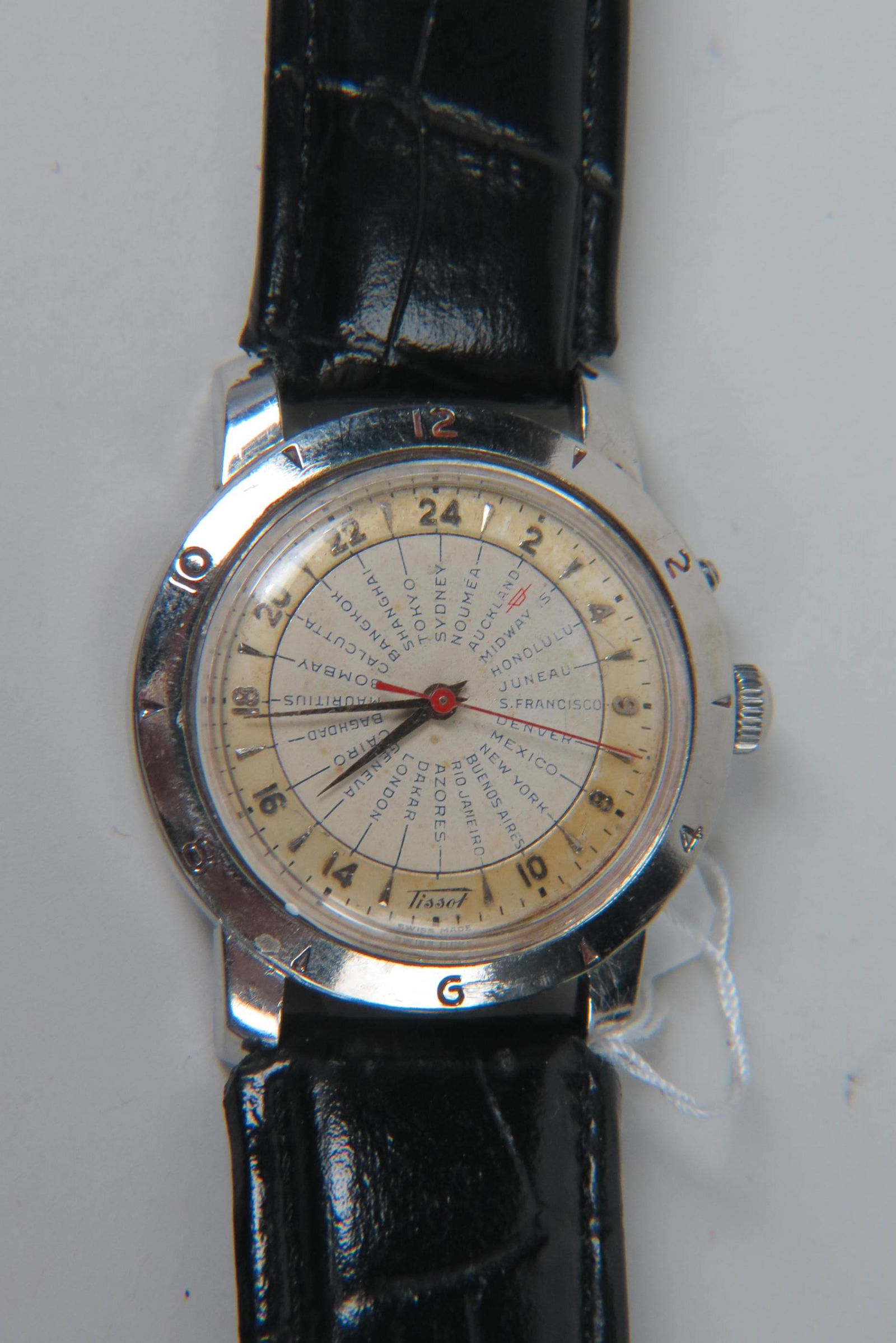Rare Men's Tissot World Timer Wrist Watch, vintage (1 of 4)
