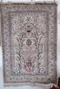 Silk Tabriz Persian Handmade Rug, Tree of Life,