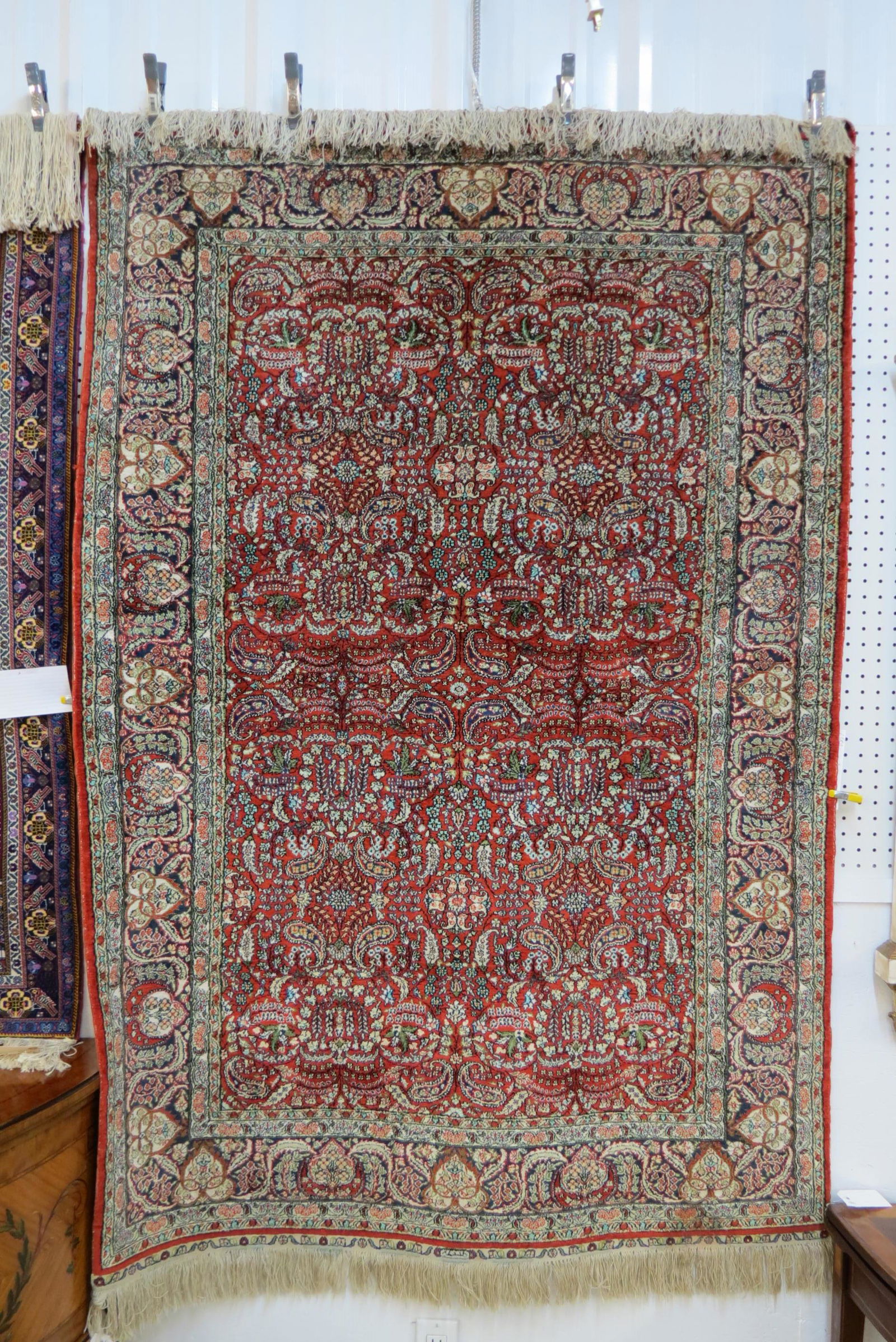 Silk Tabriz Type Persian Handmade Rug, signed, (1 of 7)