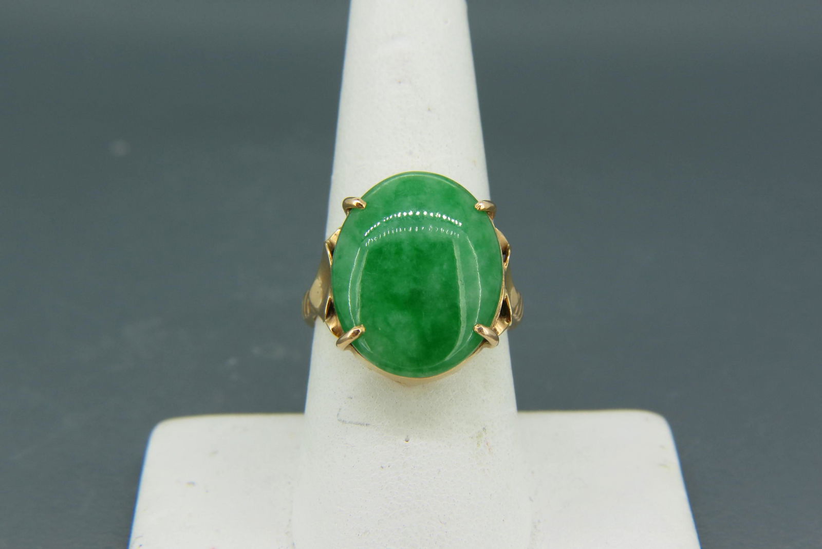 Jade 14K Gold Ring, (1 of 5)