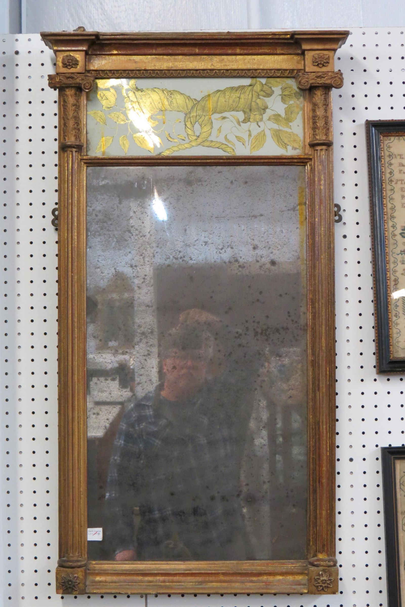 Early American Wall Mirror, (1 of 2)