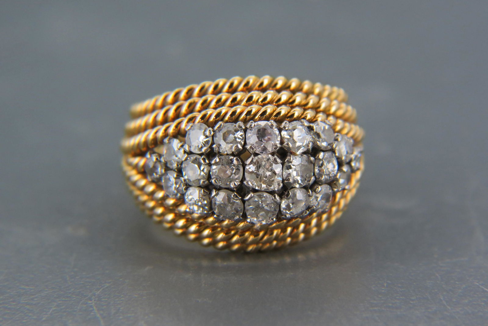 Kurt Wayne Diamond 18K Gold Ring, (1 of 5)
