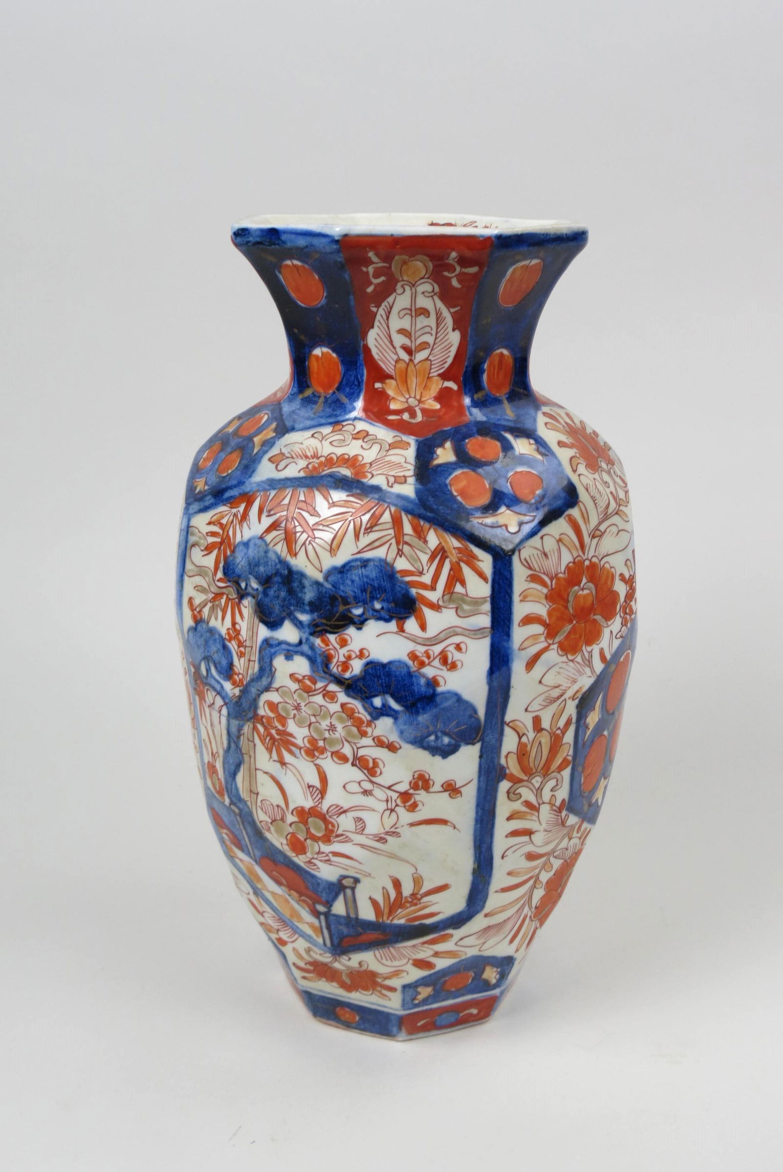 Japanese Imari Porcelain Vase, (1 of 4)