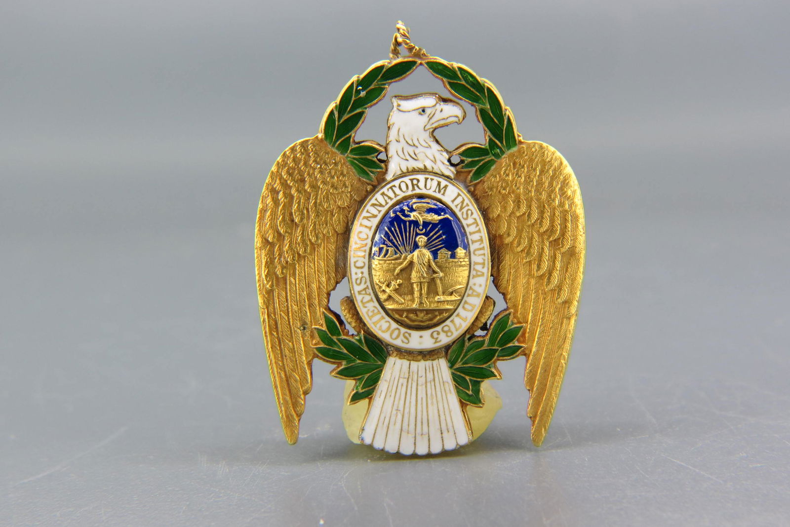 Rare 14K Gold Society of Cincinnati Medal, (1 of 6)