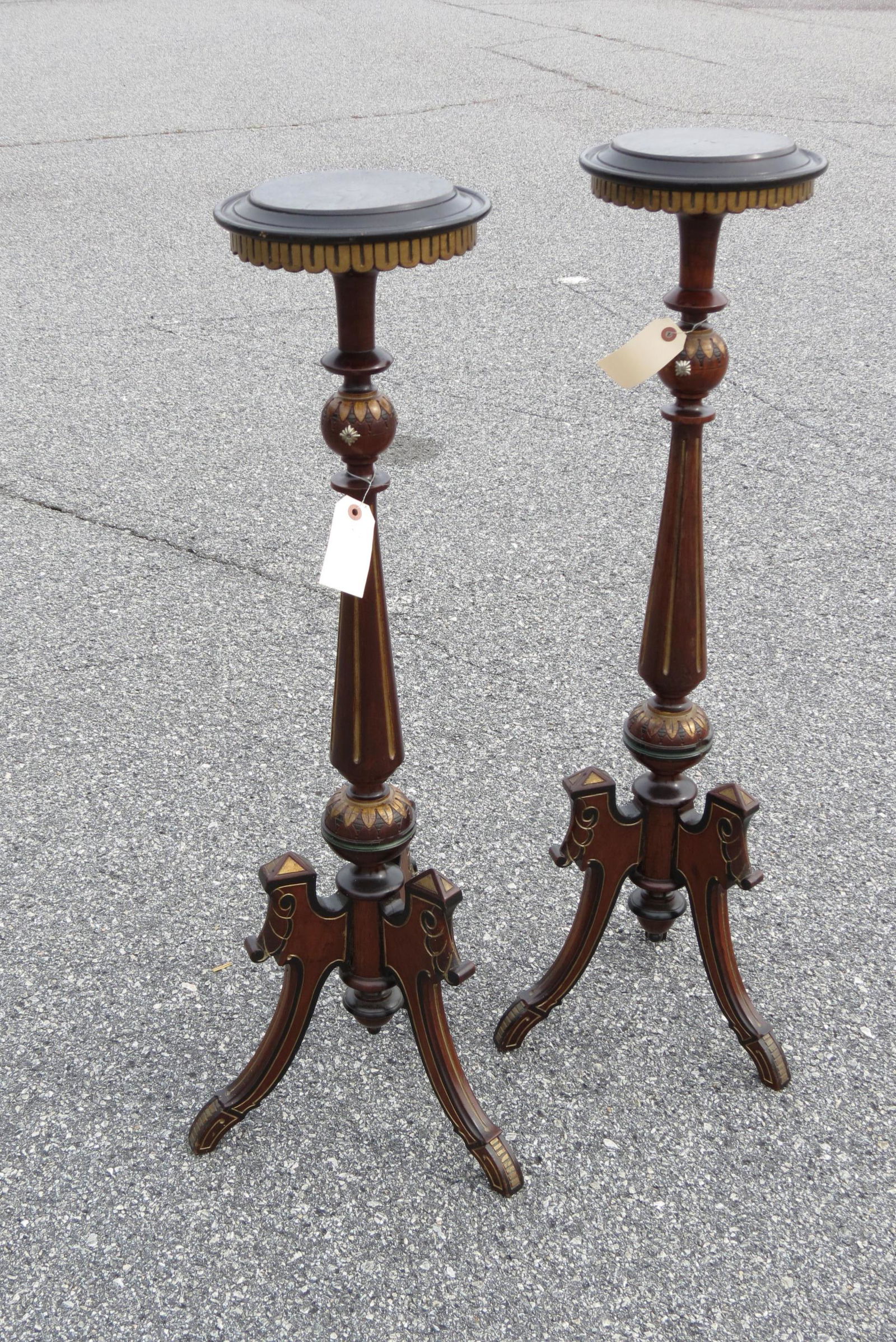 Pair of Aesthetic Movement Plant Stands, (1 of 5)