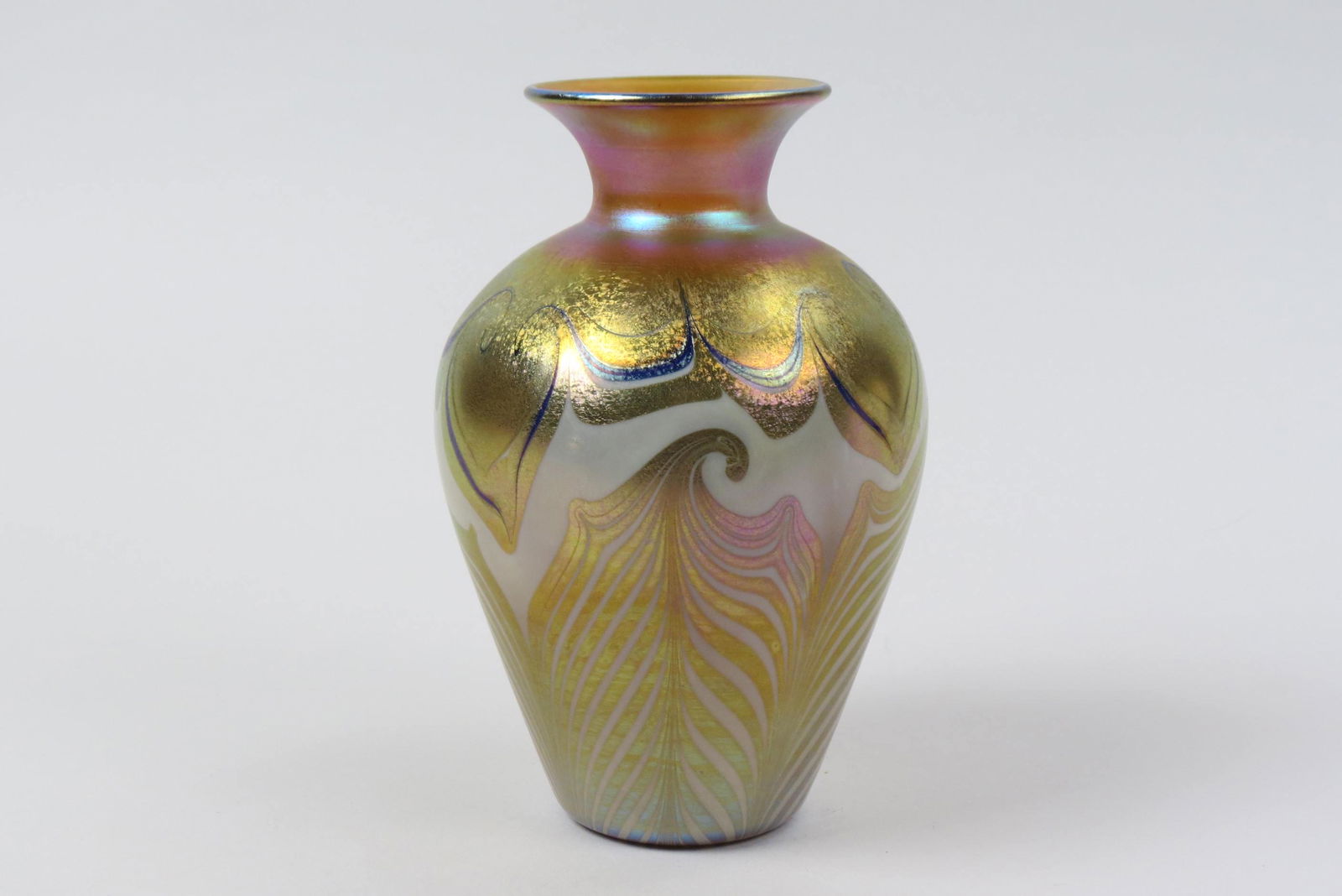 Lustre Art Glass Company Vase, 1920, (1 of 8)