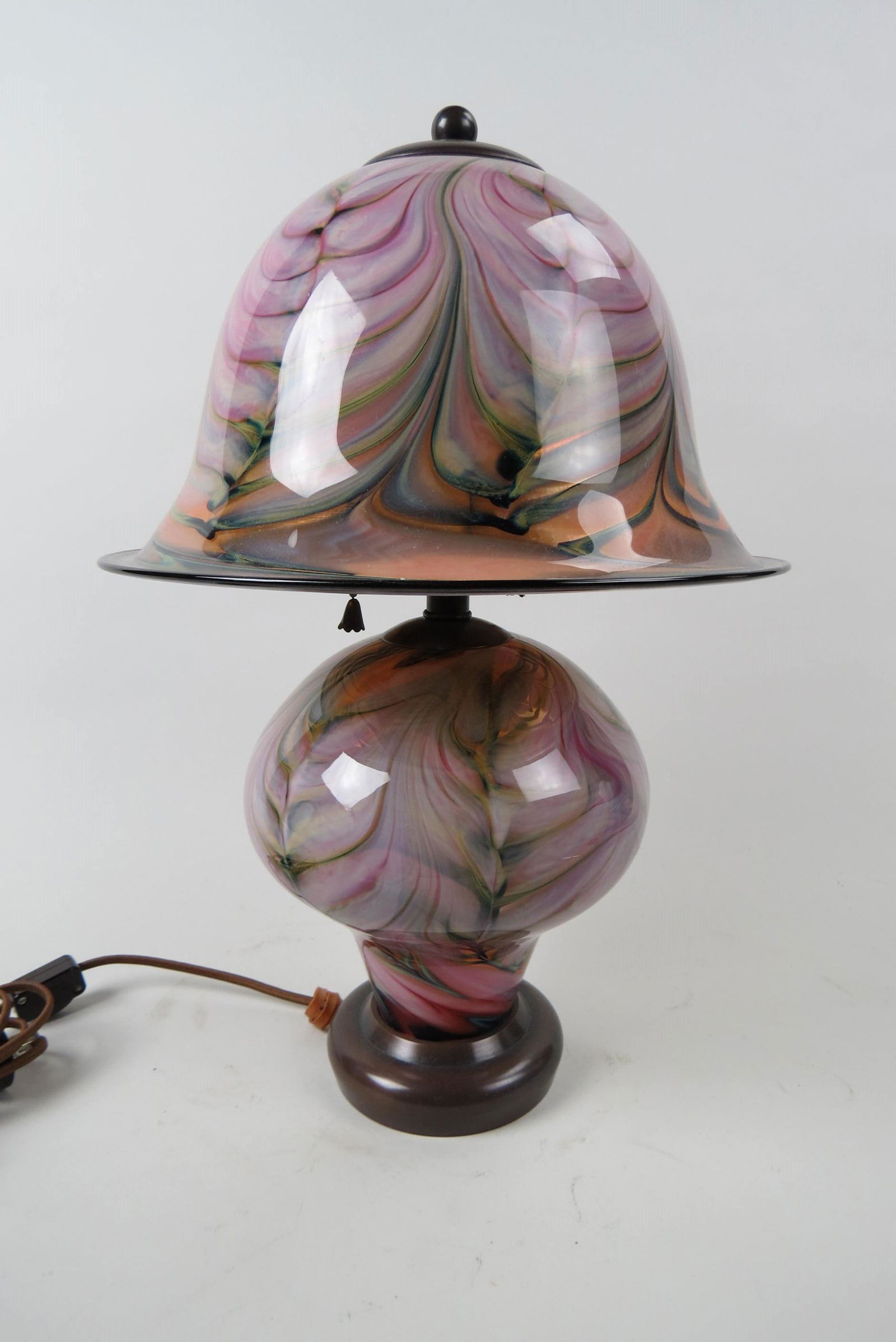 Daniel Lotton Studio Art Glass Lamp, (1 of 5)
