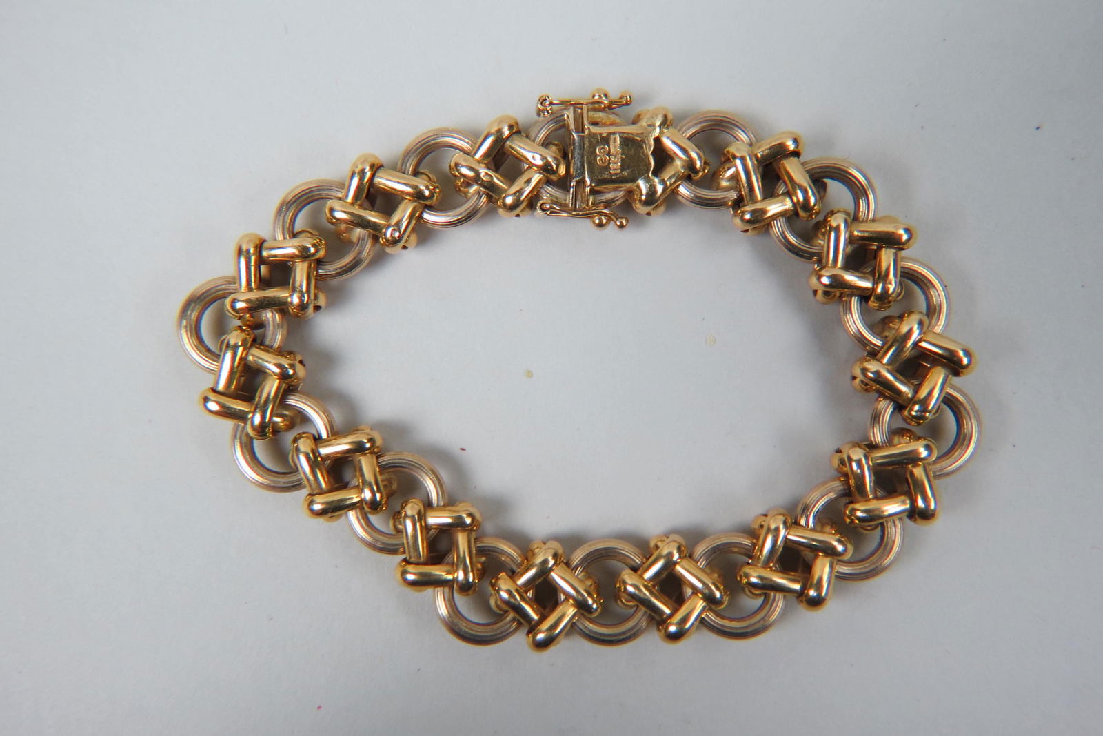 18K Gold Designer Bracelet, (1 of 3)