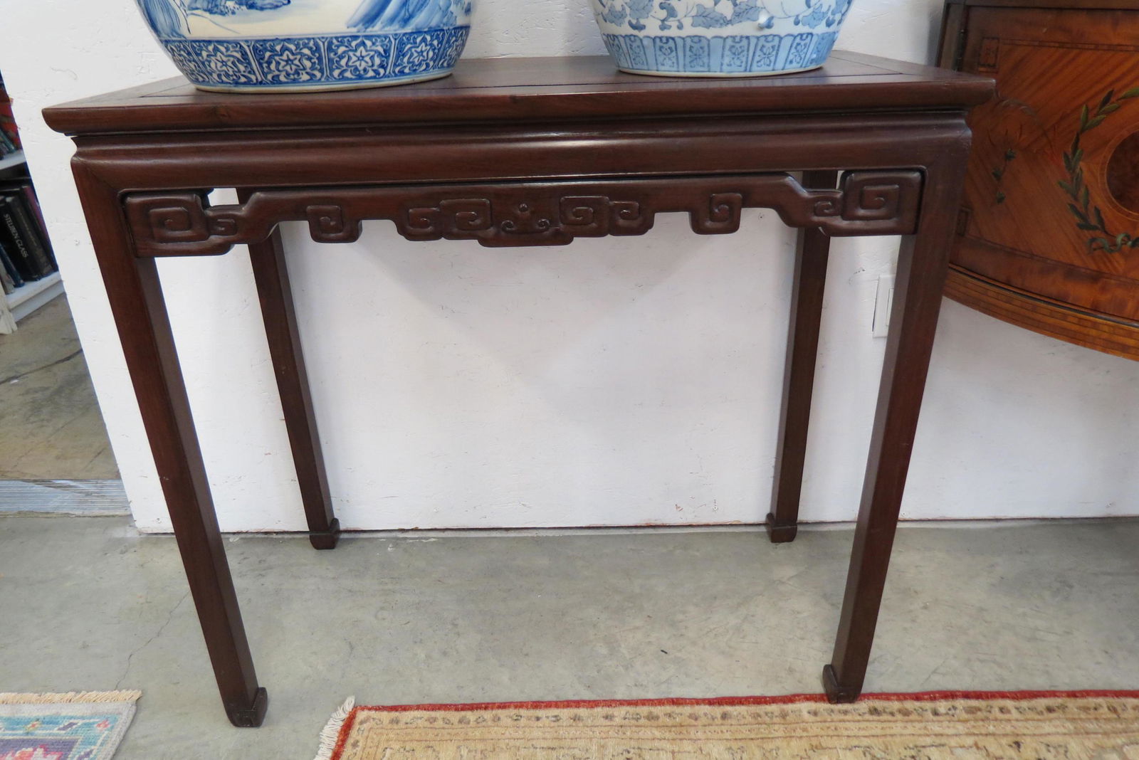 Chinese Carved Alter Table, (1 of 3)