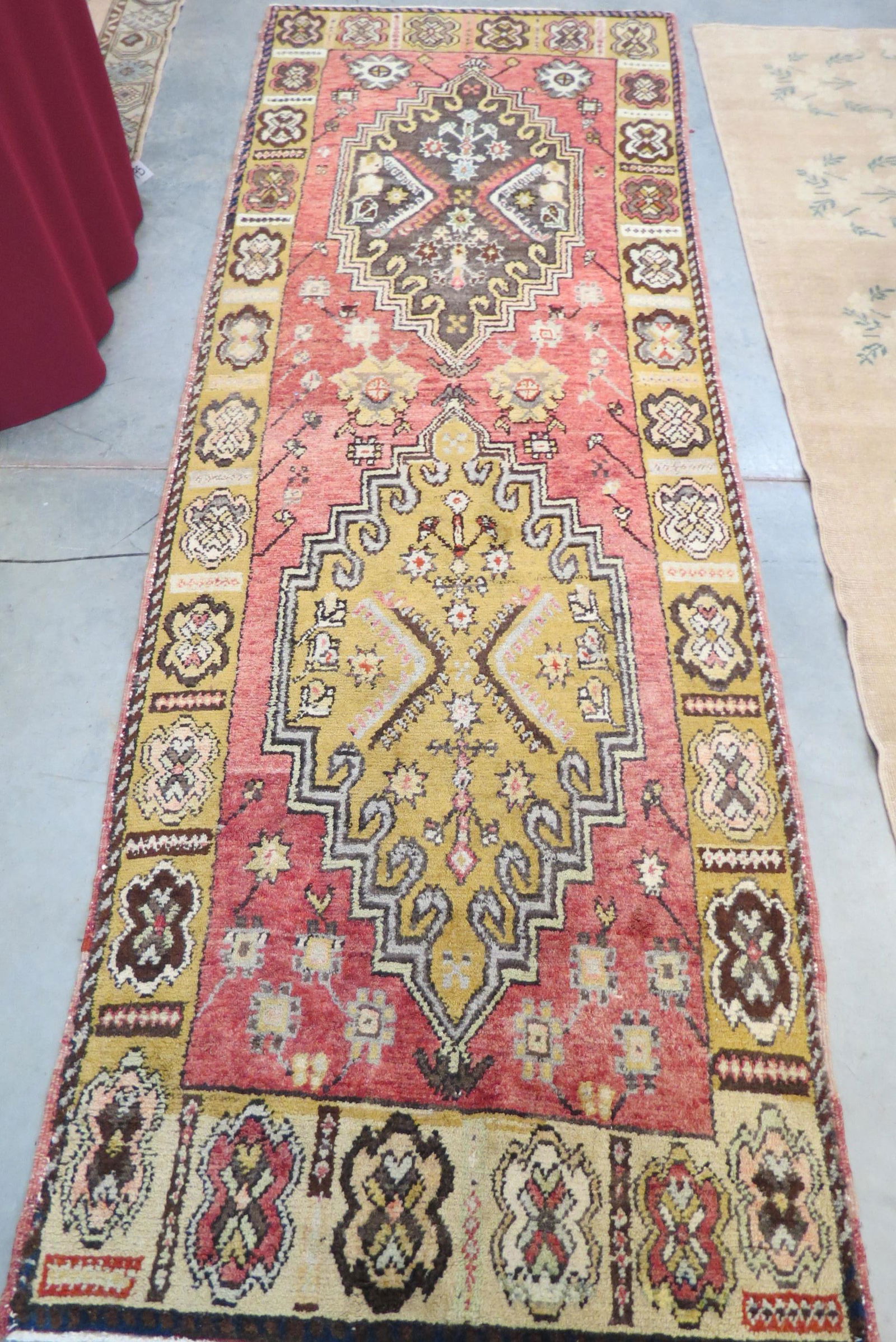 Oushak Turkish Handmade Rug, (1 of 4)