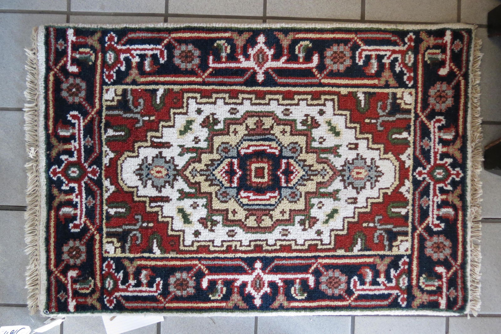 Heriz Persian Handmade Mat, (1 of 2)