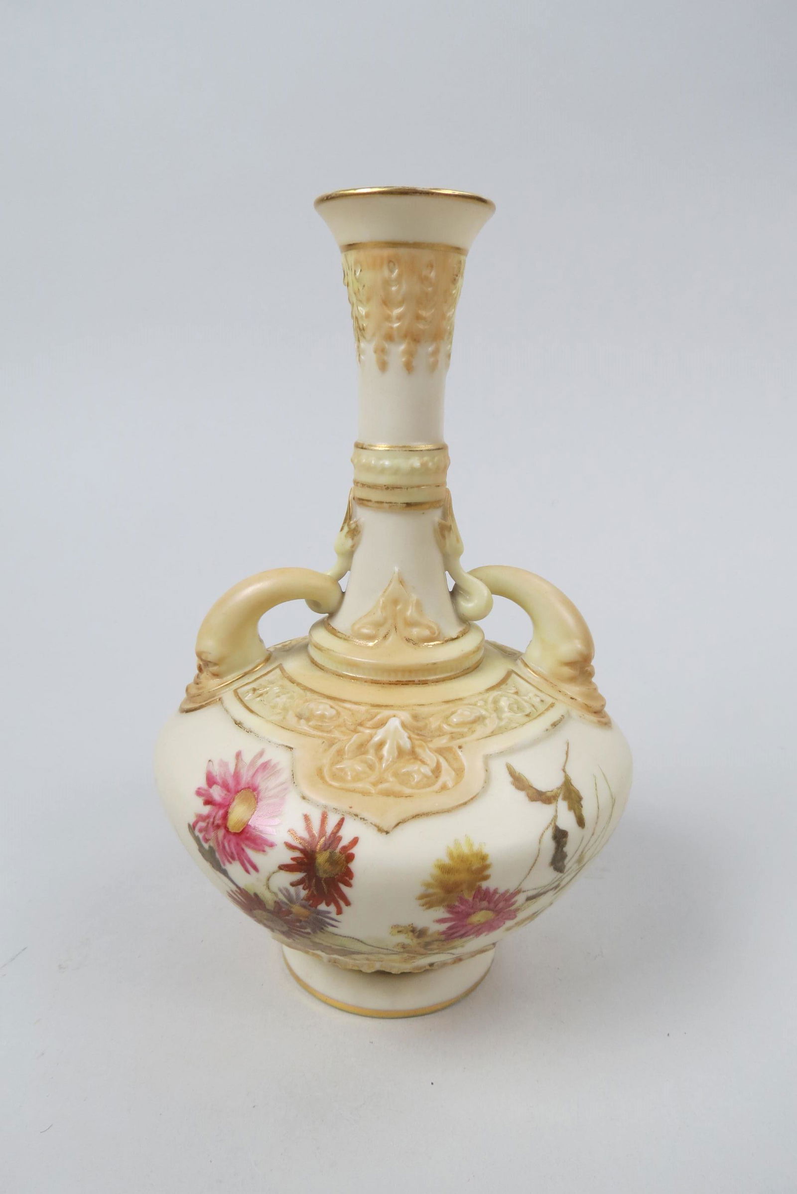 1893 Royal Worcester Porcelain Vase, (1 of 6)