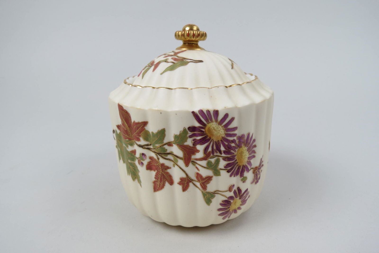 1890 Royal Worcester Porcelain Jar, (1 of 5)