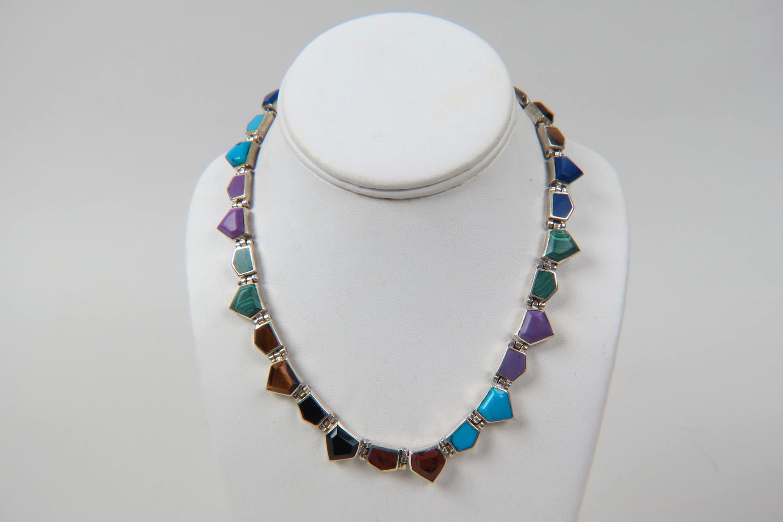 Gemstone & Sterling Silver Necklace, (1 of 5)