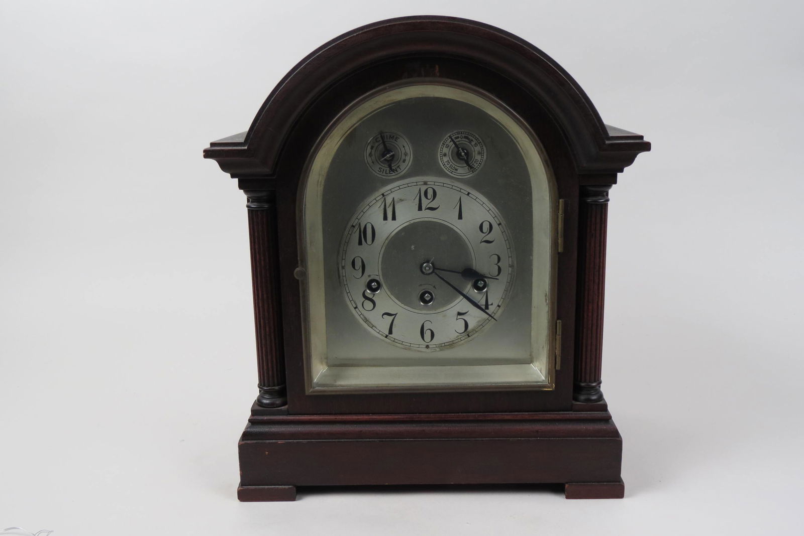 Junghans German Mahogany Mantle Clock, 1915, (1 of 7)