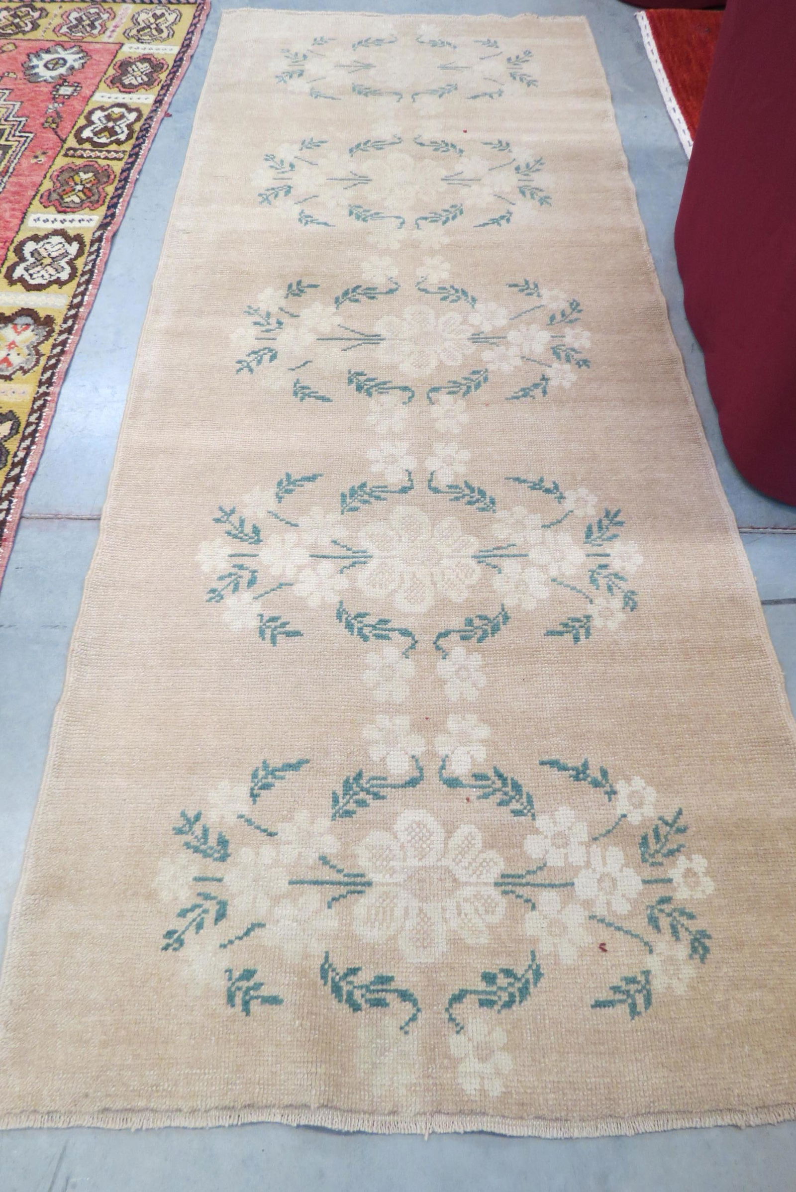 Oushak Turkish Handmade Runner, (1 of 2)