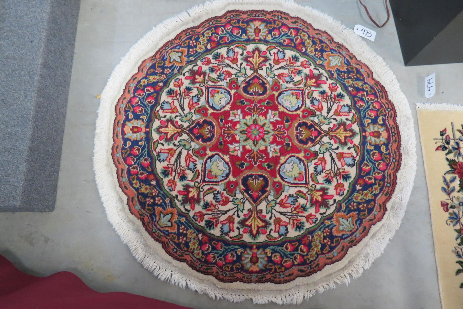 Tabriz Persian Handmade Round Rug, (1 of 3)