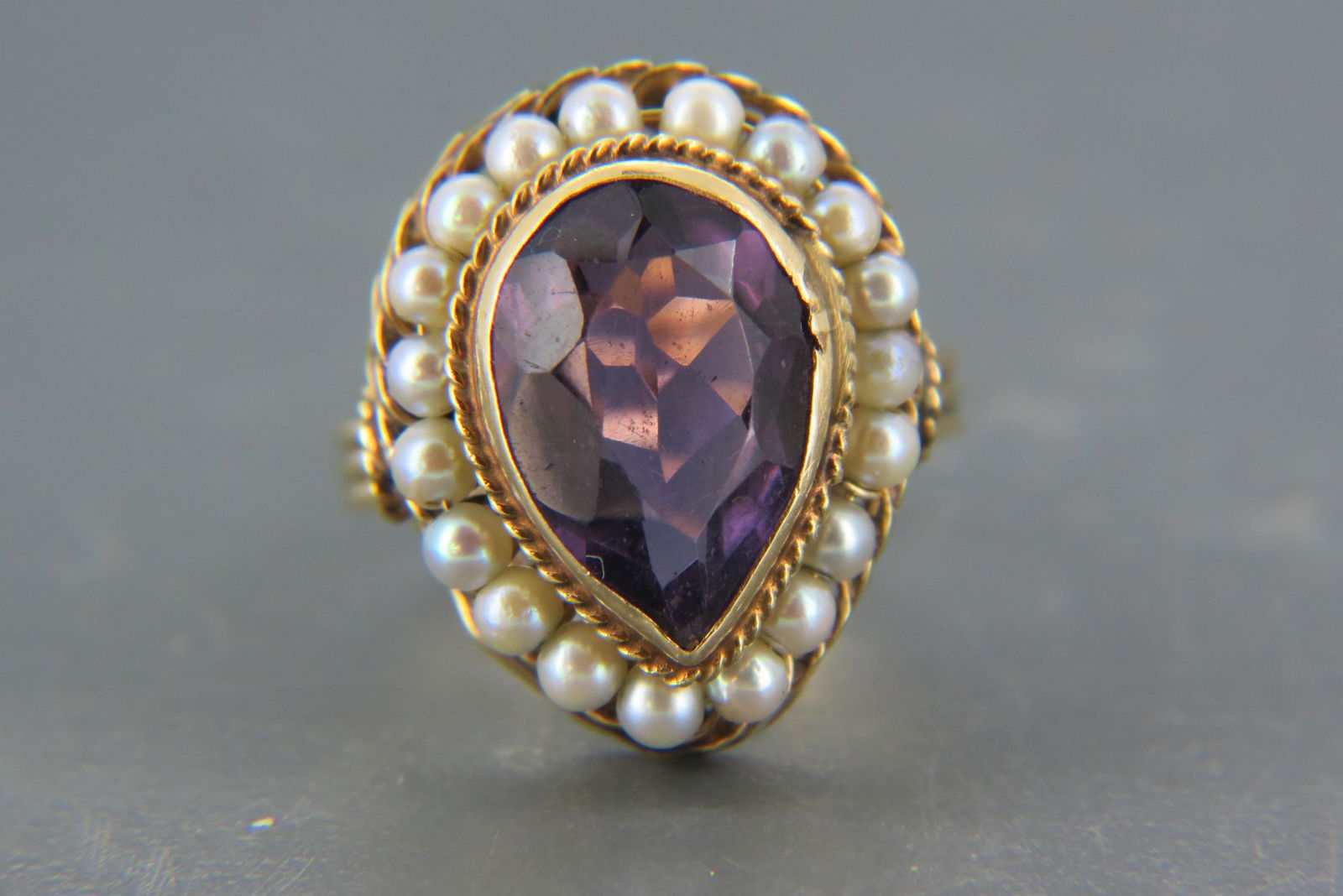 Amethyst & Pearl Ring, (1 of 5)