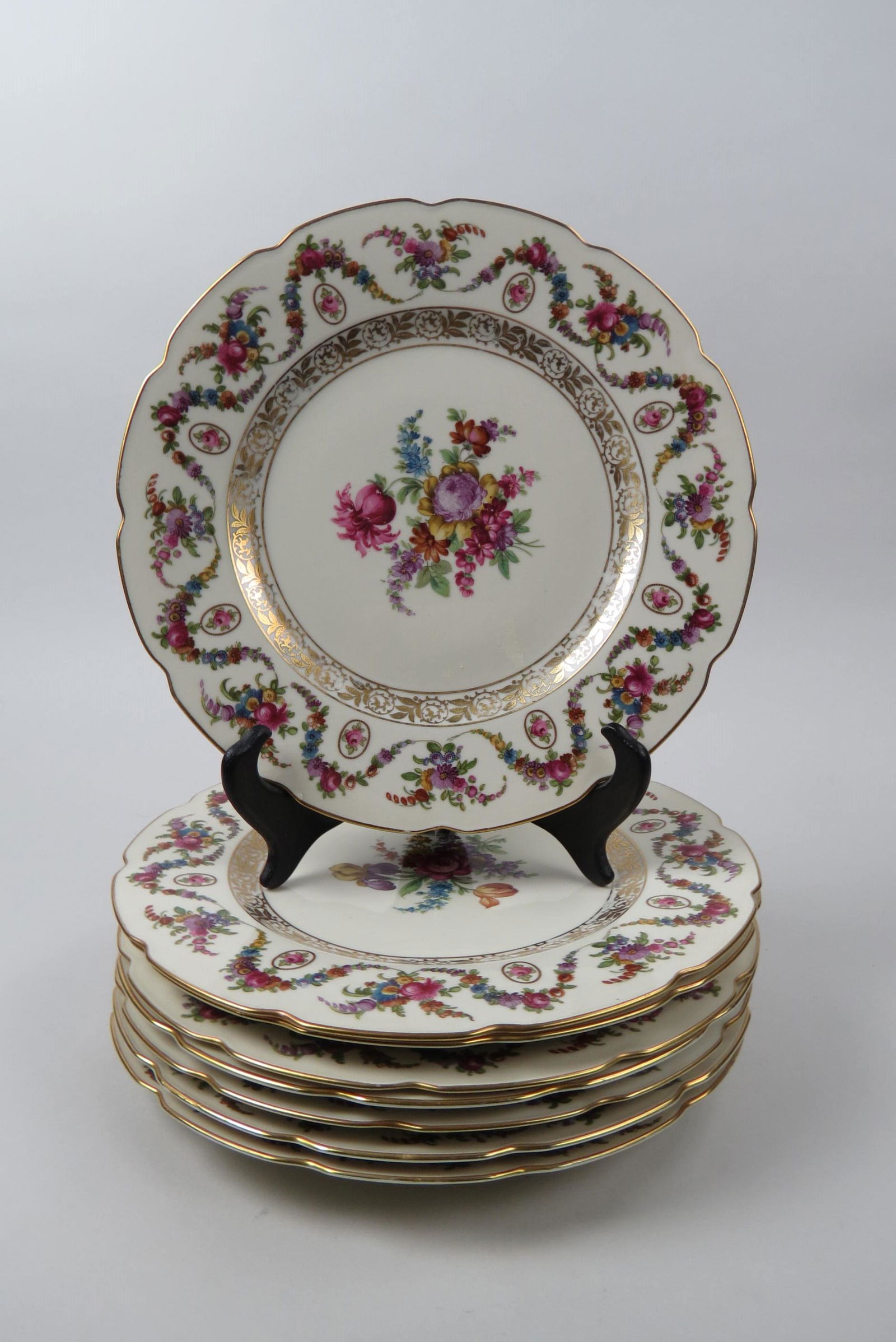 8 Schumann Bavaria China Service Plates, (1 of 5)