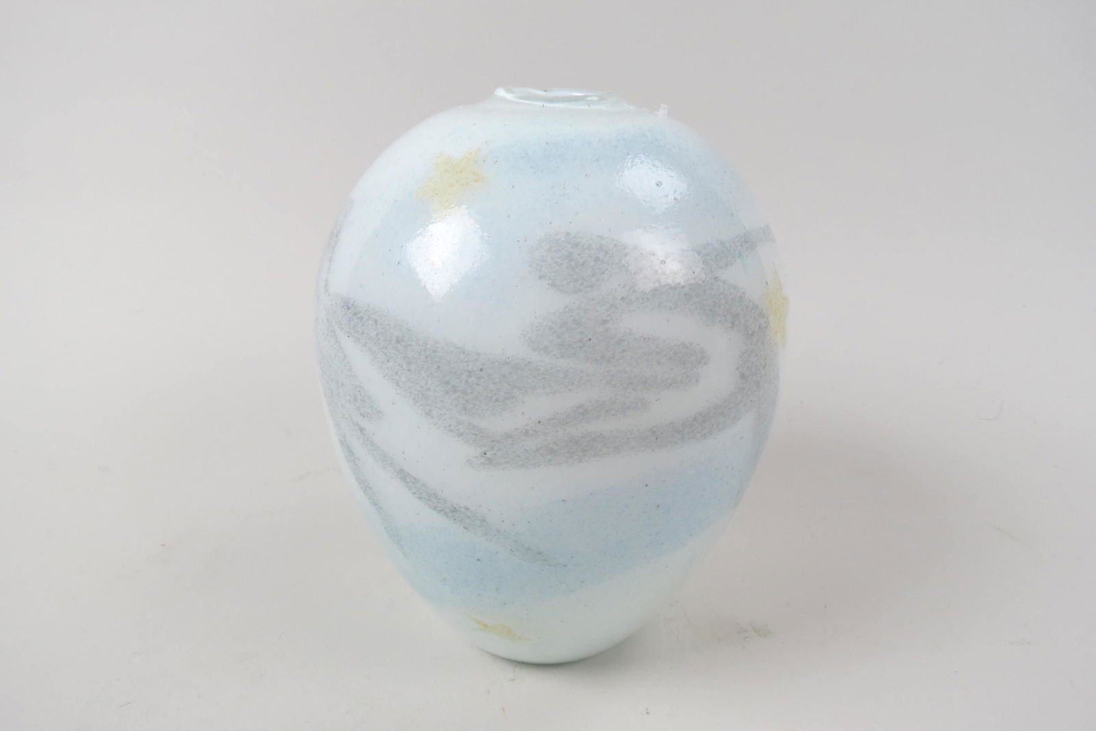 Pilgrim Studio Art Glass Vase,  signed Kelsey, "The Dancers" (1 of 4)